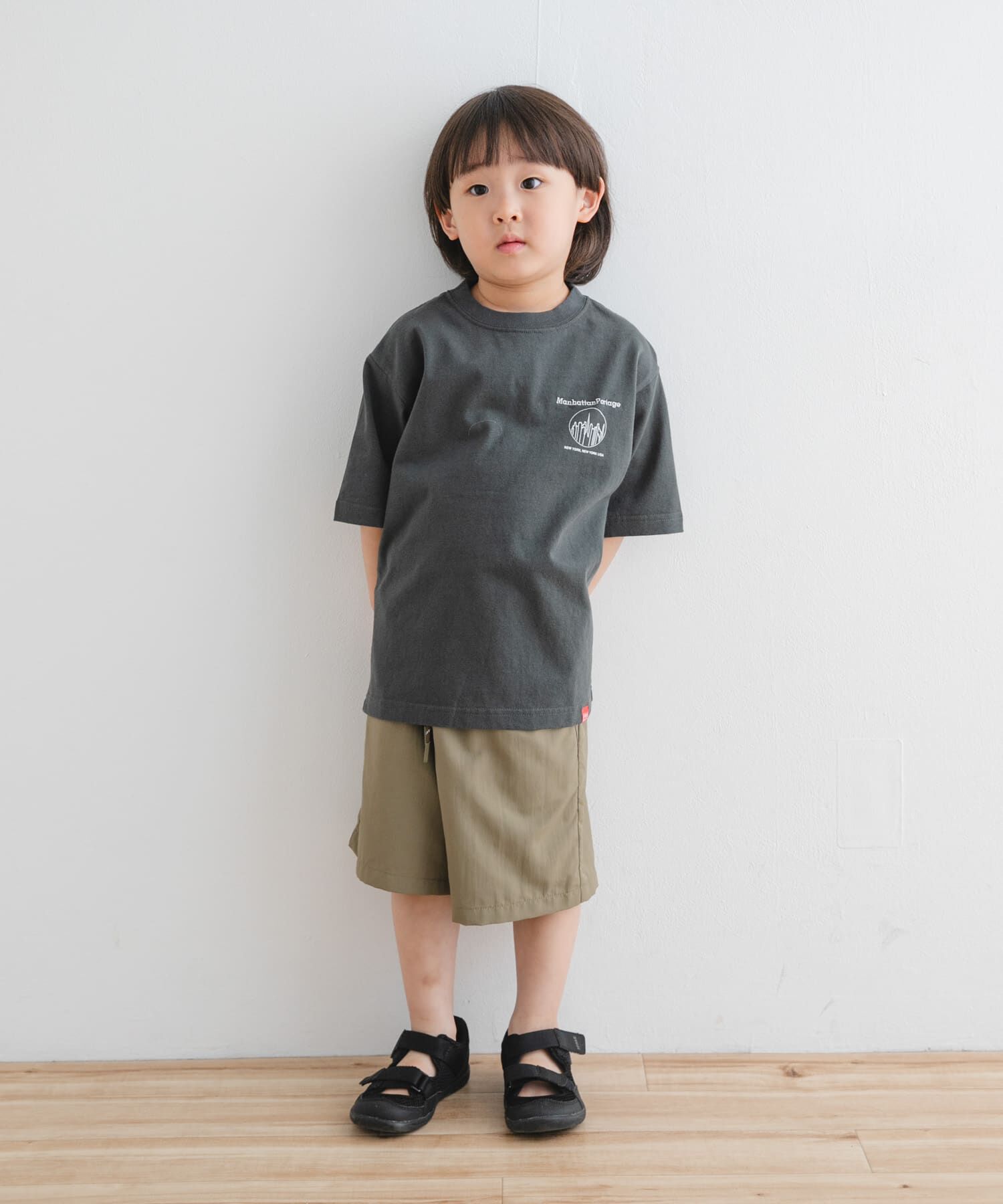 URBAN RESEARCH DOORS「『親子リンク/別注』MANHATTAN PORTAGE&times;DOORS　1ポイントプリントT(KIDS)」|その他|
