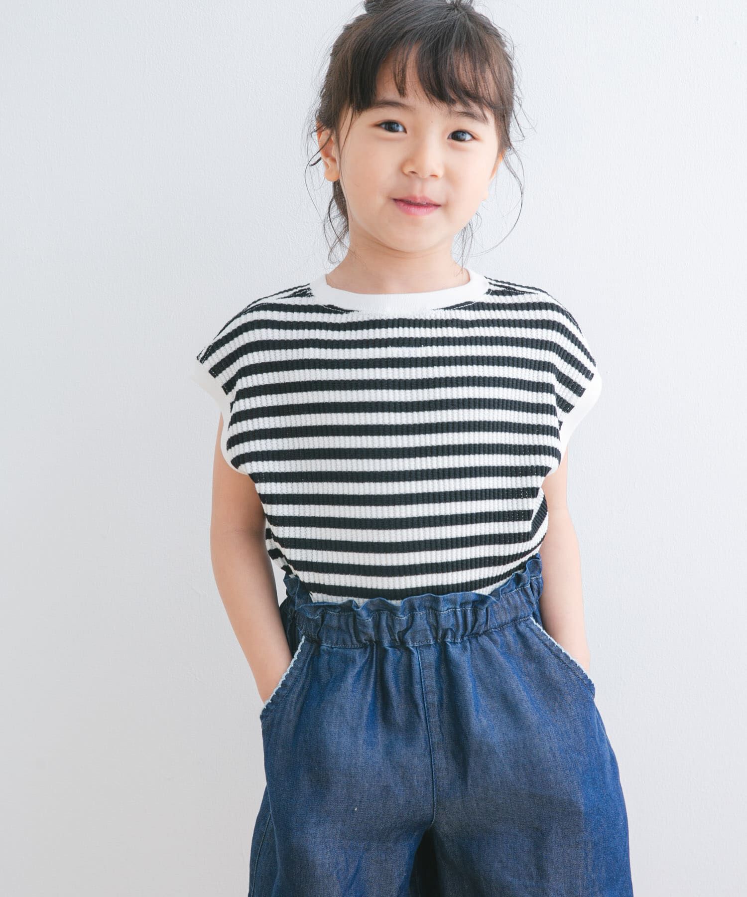 URBAN RESEARCH DOORS「『WEB/一部店舗限定サイズ』変形ワッフルノースリーブプルオーバー(KIDS)」|その他|