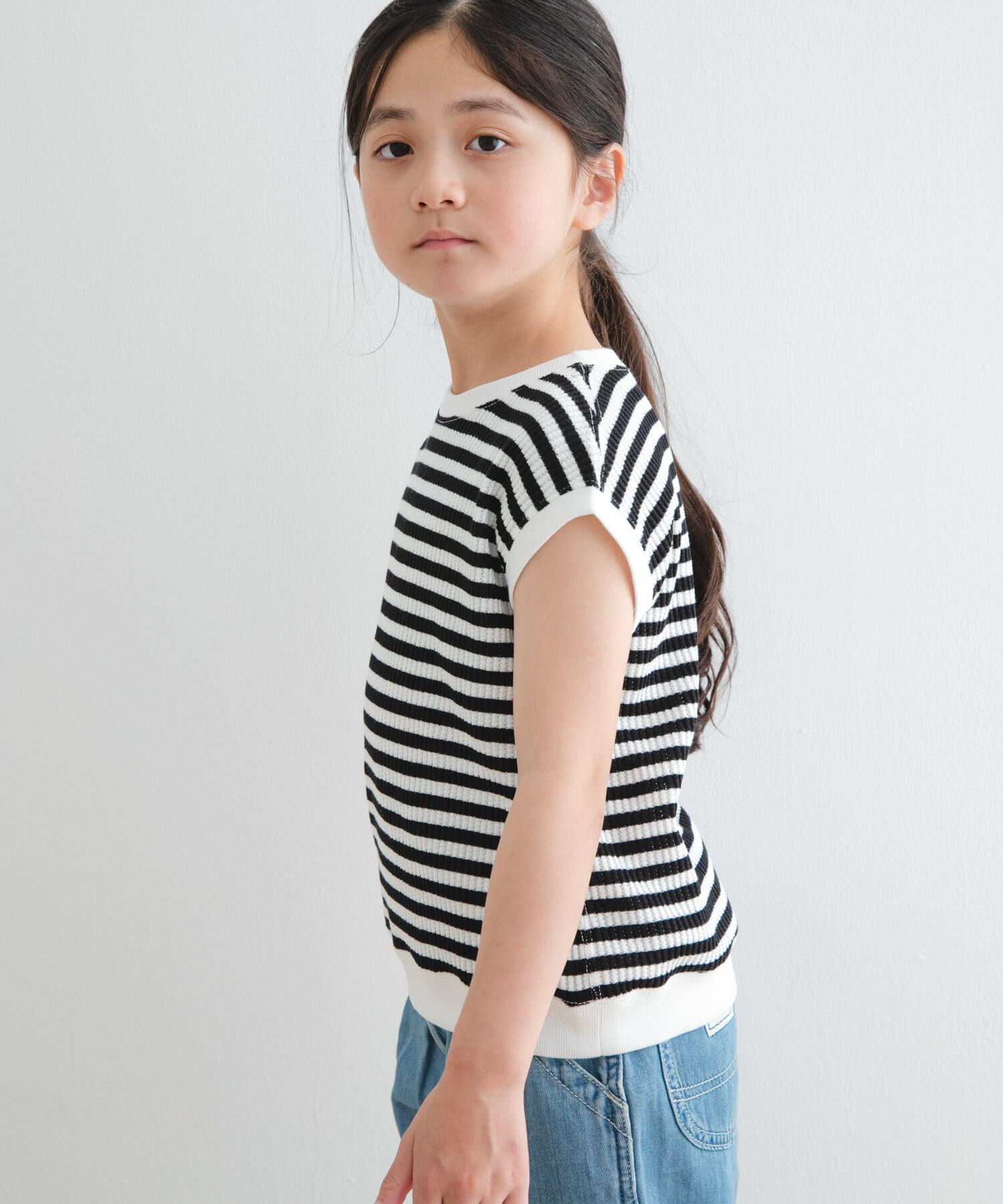 URBAN RESEARCH DOORS「『WEB/一部店舗限定サイズ』変形ワッフルノースリーブプルオーバー(KIDS)」|その他|