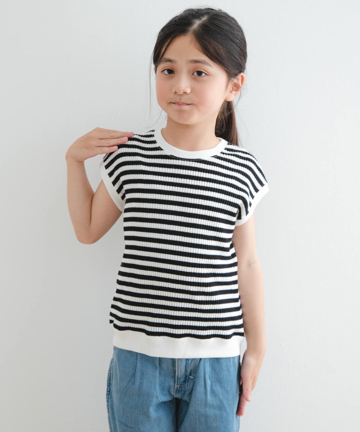 URBAN RESEARCH DOORS「『WEB/一部店舗限定サイズ』変形ワッフルノースリーブプルオーバー(KIDS)」|その他|