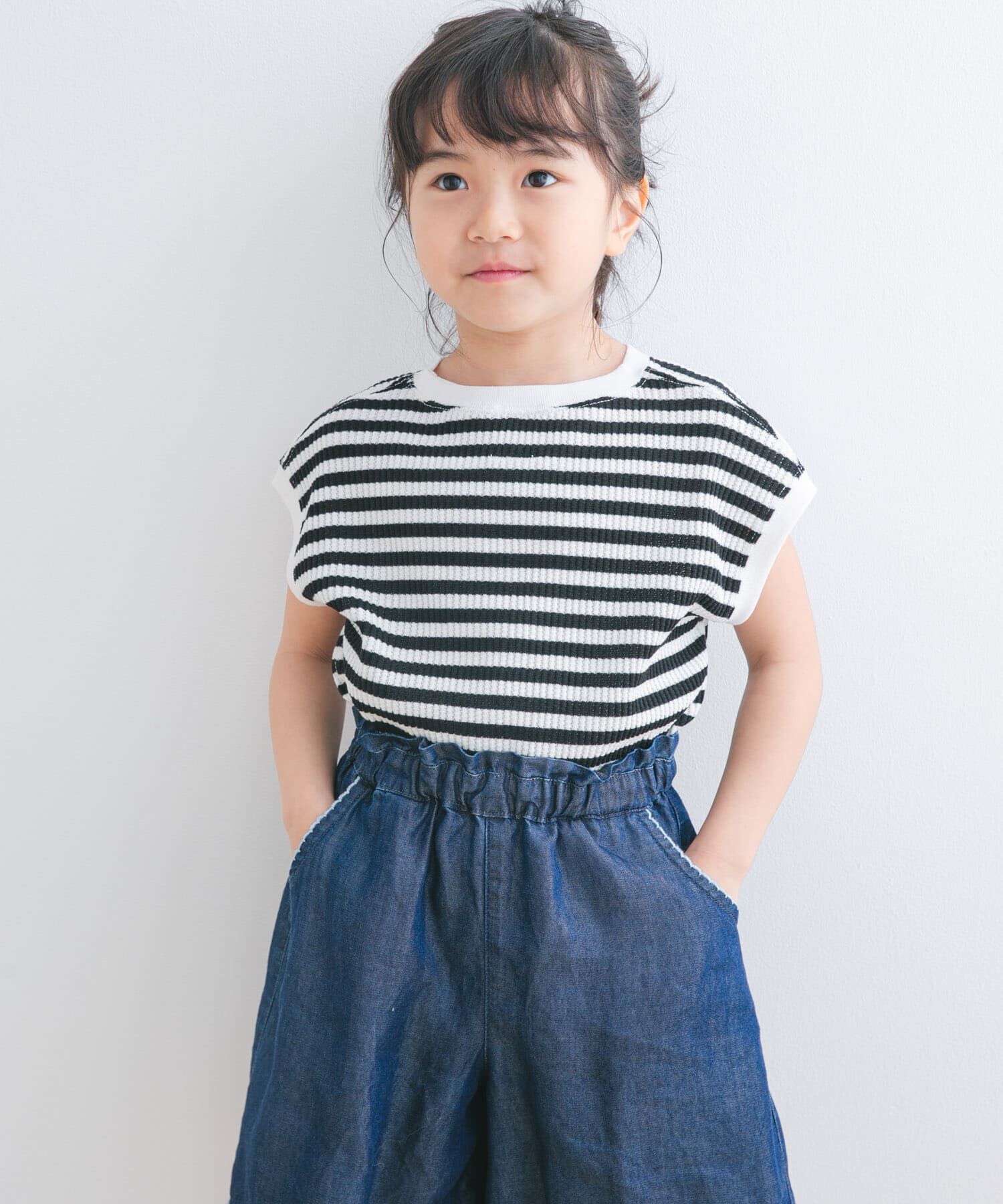 URBAN RESEARCH DOORS「『WEB/一部店舗限定サイズ』変形ワッフルノースリーブプルオーバー(KIDS)」|その他|