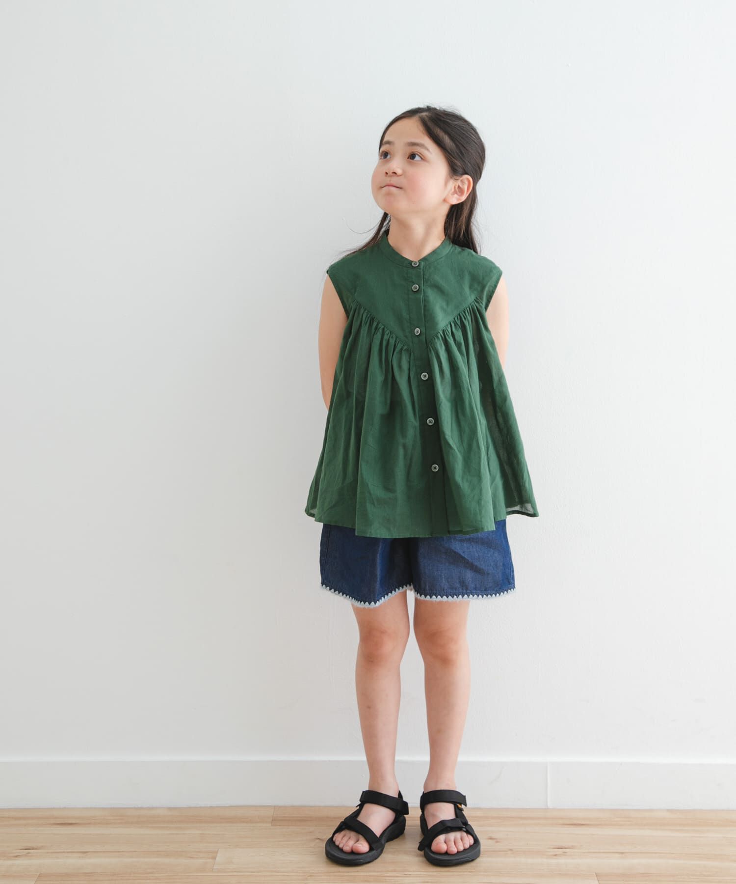 URBAN RESEARCH DOORS「『親子リンク』コットンボイルV切替ブラウス(KIDS)」|その他|