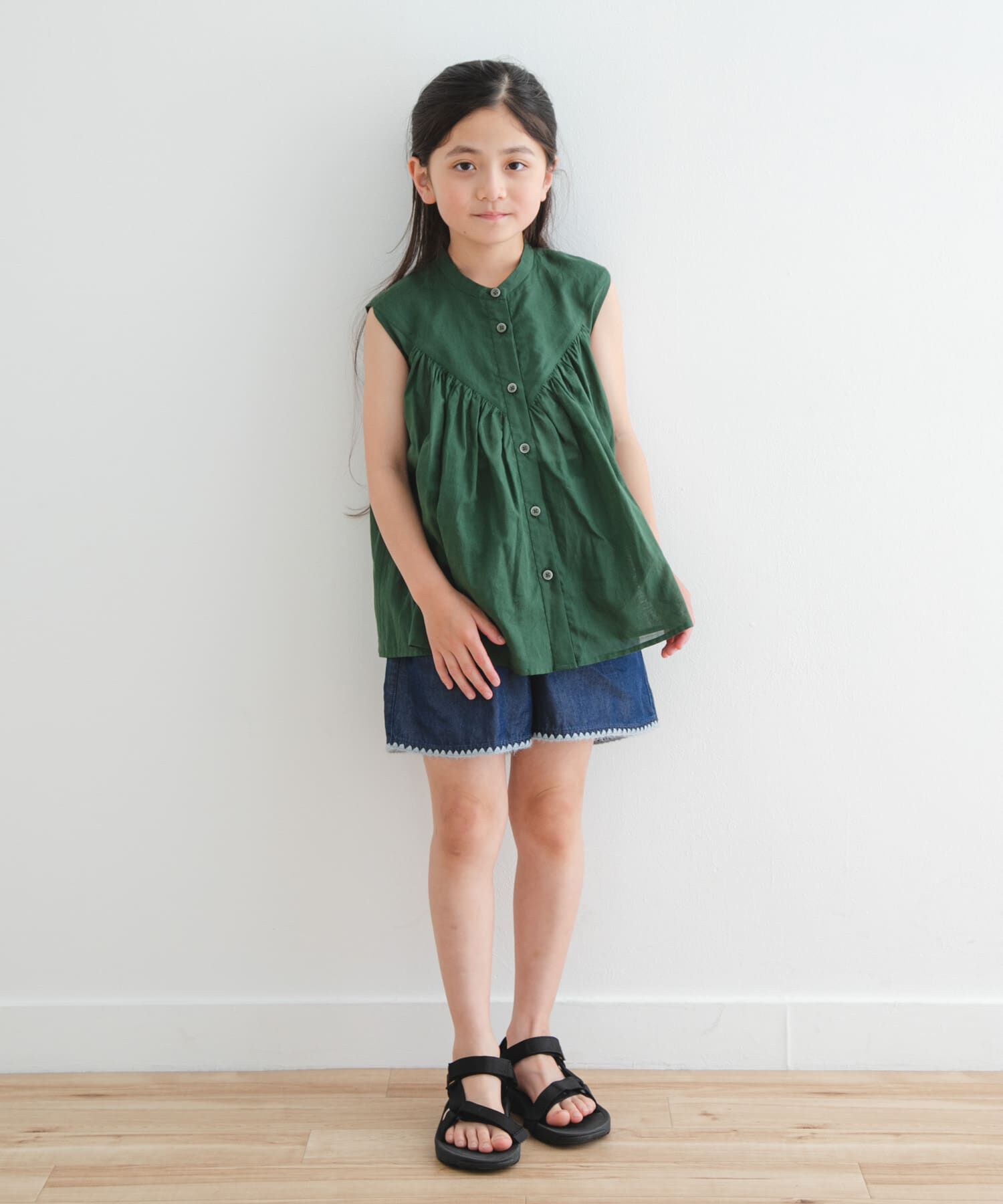 URBAN RESEARCH DOORS「『親子リンク』コットンボイルV切替ブラウス(KIDS)」|その他|