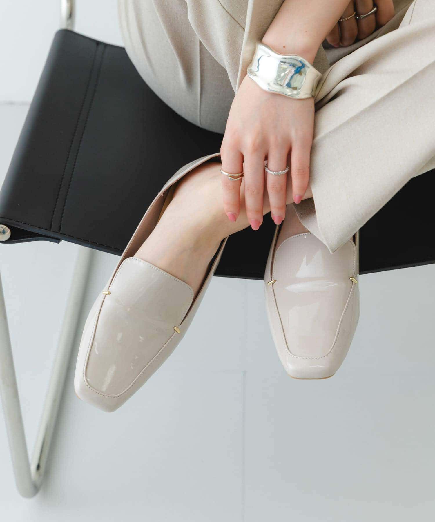 RODE SKO「『MADE IN JAPAN』スクエアトゥプチメタルローファー」|ローファー|