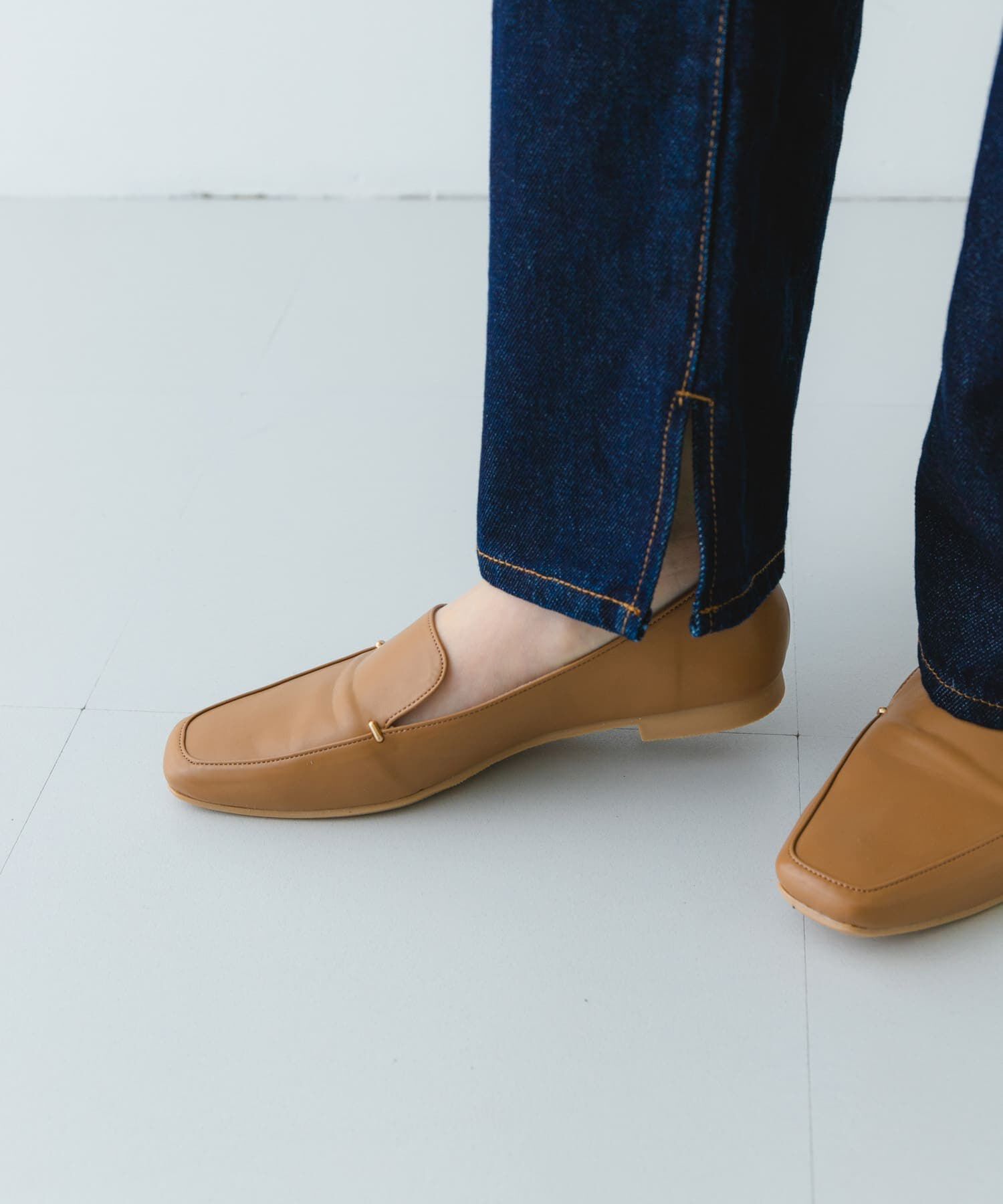 RODE SKO「『MADE IN JAPAN』スクエアトゥプチメタルローファー」|ローファー|