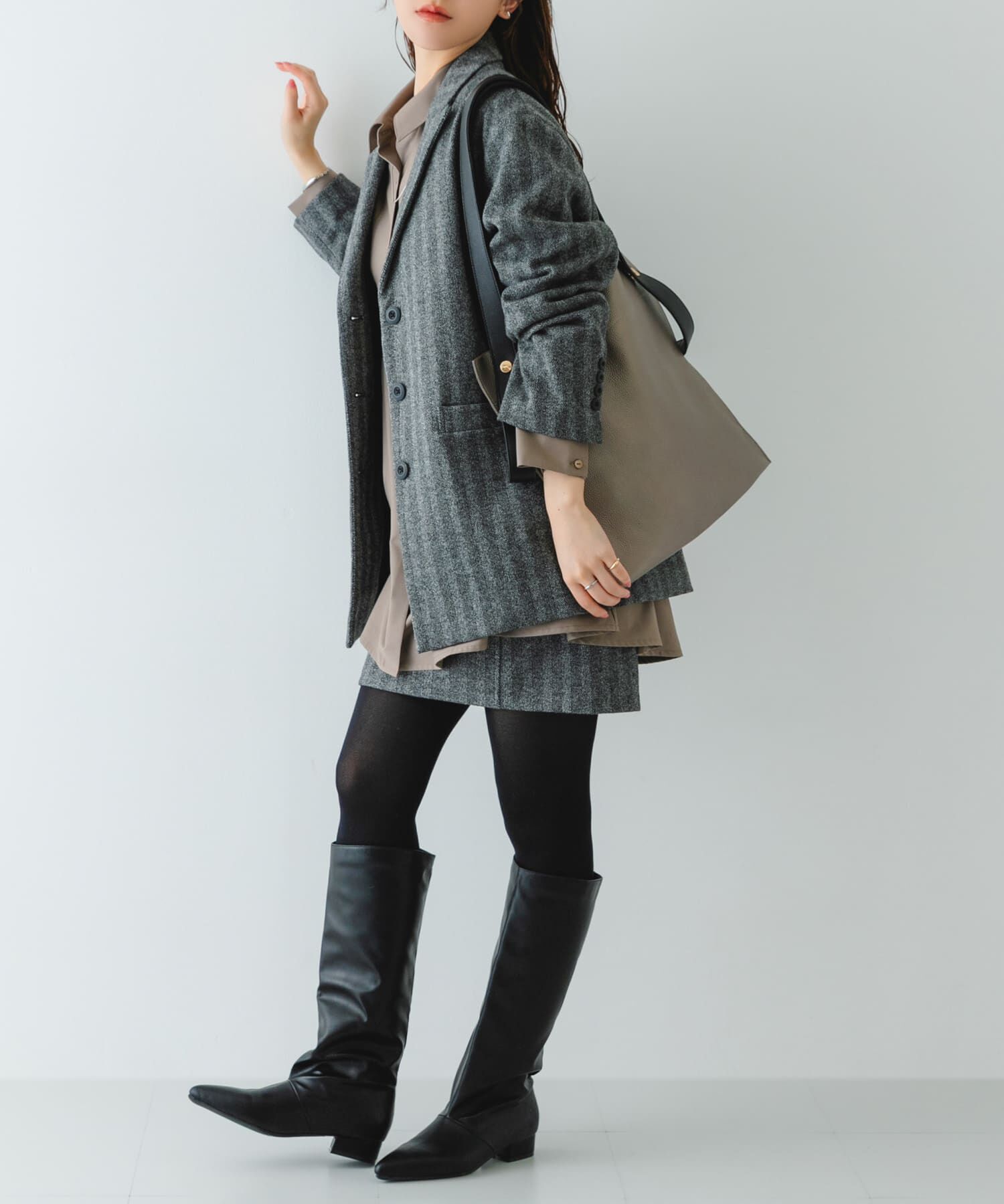 RODE SKO「『一部別注カラー』BEAURE　カウレザー2デザインベルトバッグ」|トートバッグ|