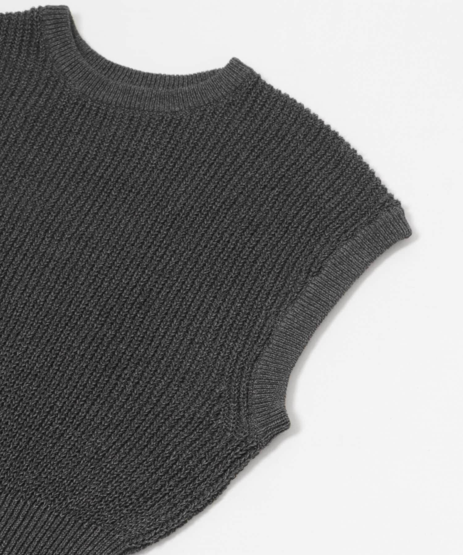 URBAN RESEARCH「ペーパーヤーンフレンチスリーブニット」|ベスト・ジレ|