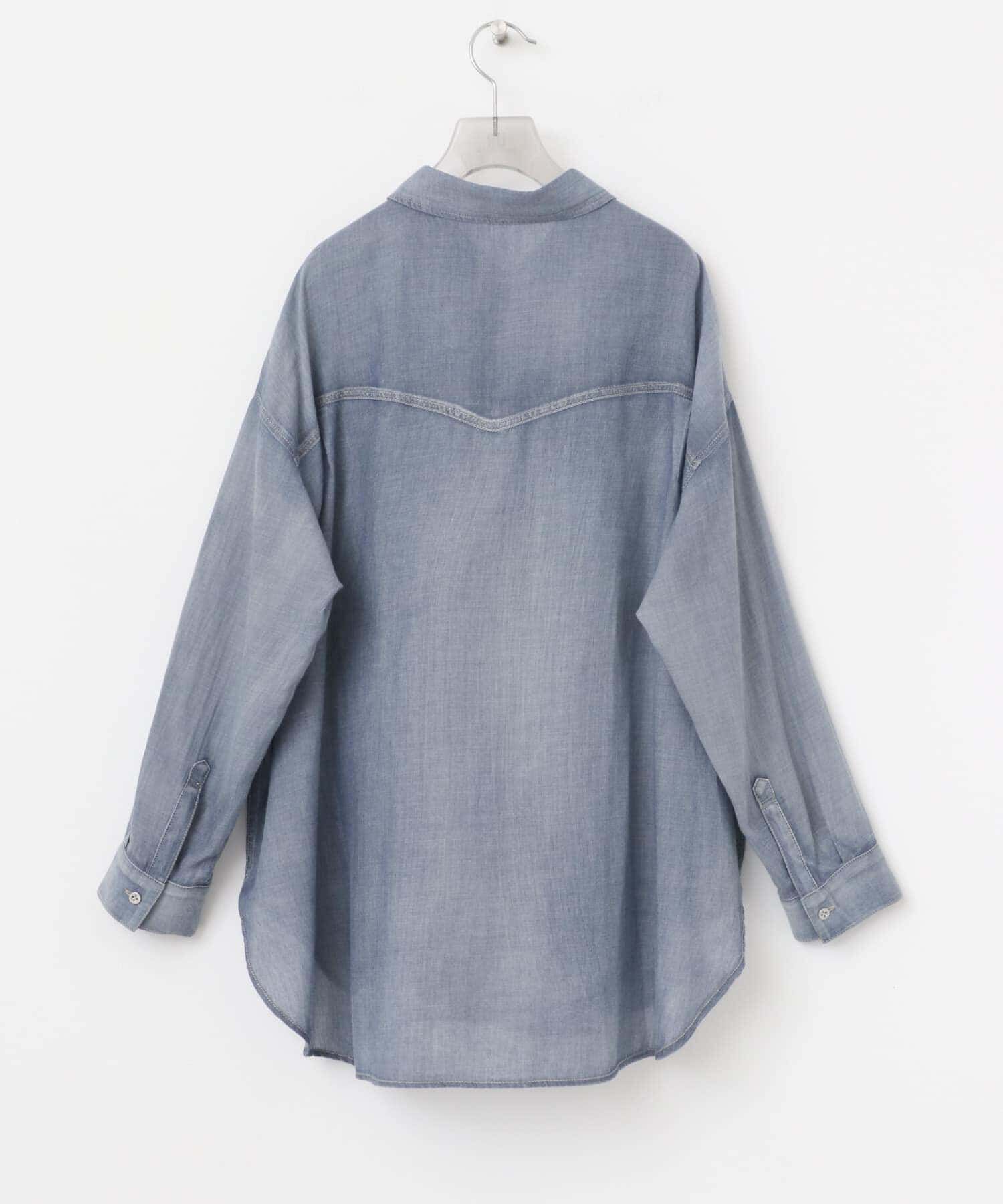 URBAN RESEARCH「シアーデニムシャツ」|シャツ・ブラウス|