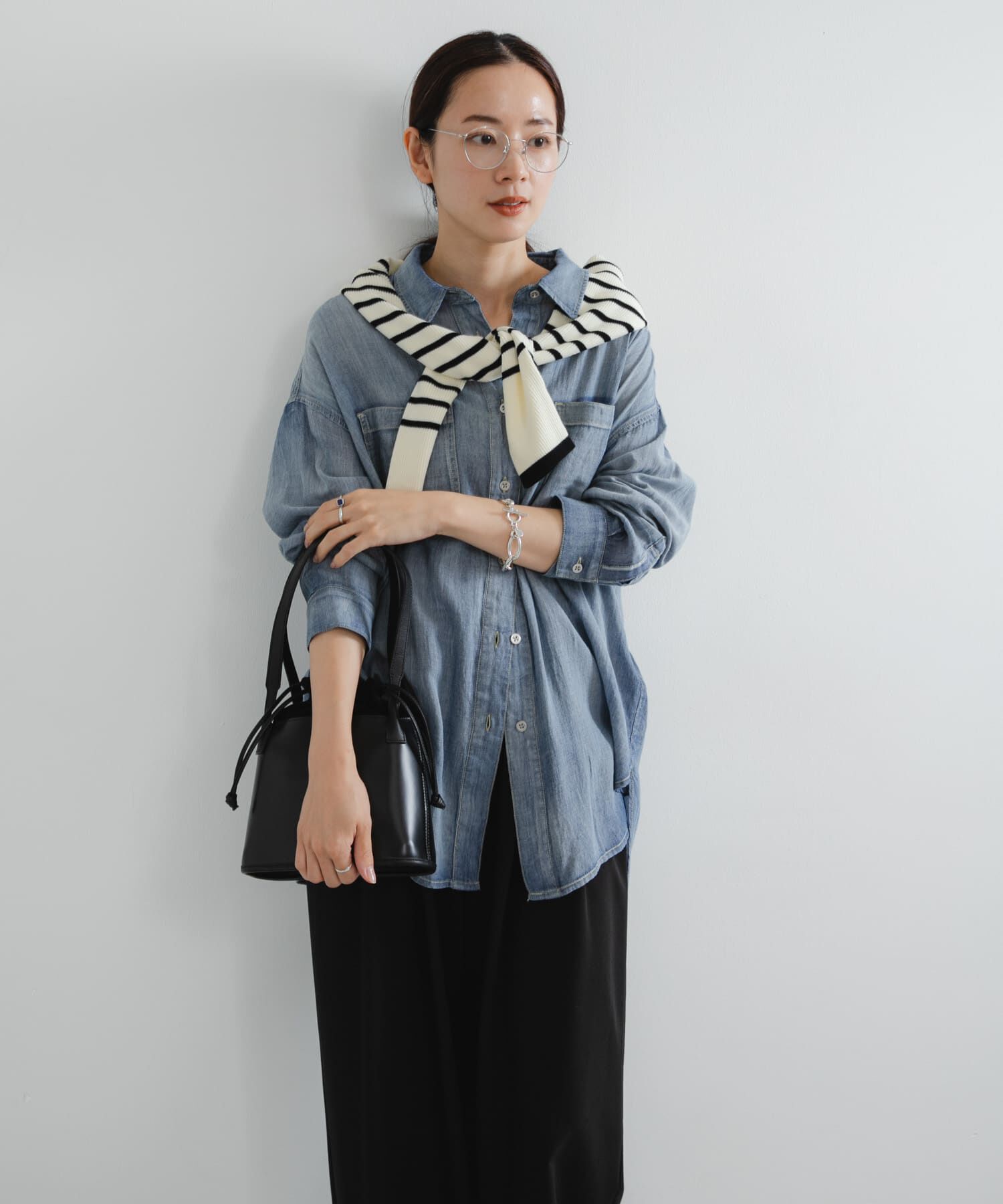 URBAN RESEARCH「シアーデニムシャツ」|シャツ・ブラウス|