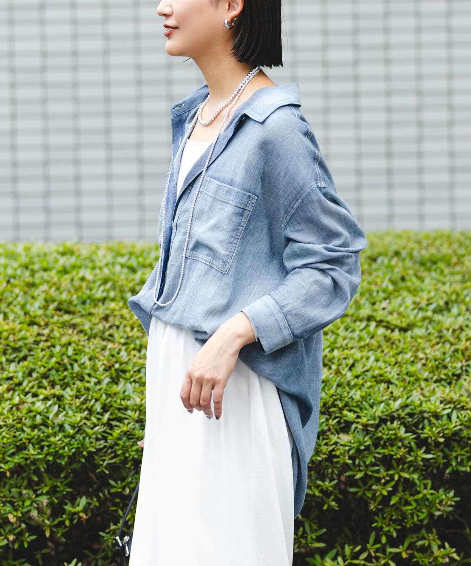 URBAN RESEARCH「シアーデニムシャツ」|シャツ・ブラウス|