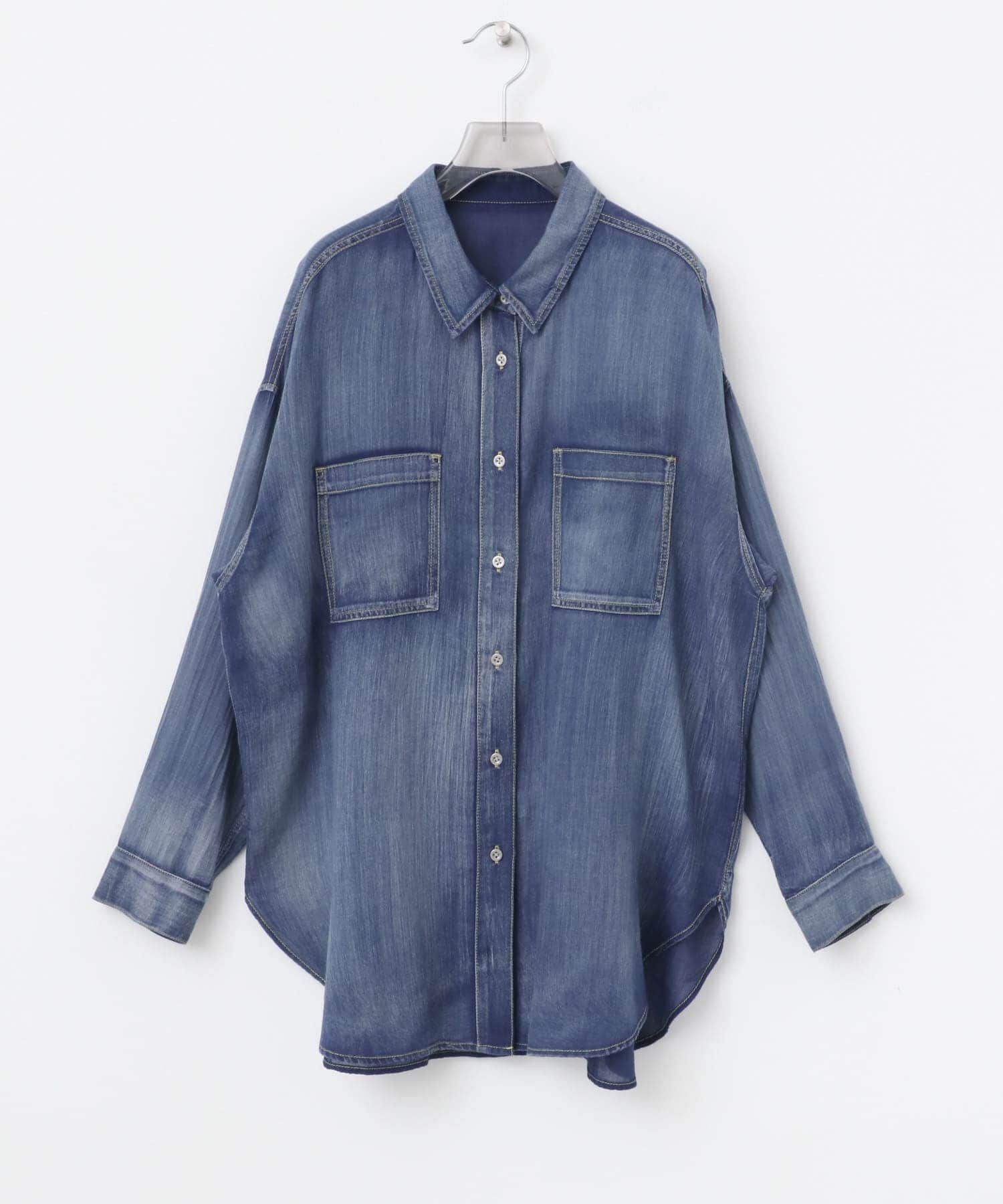 URBAN RESEARCH「シアーデニムシャツ」|シャツ・ブラウス|