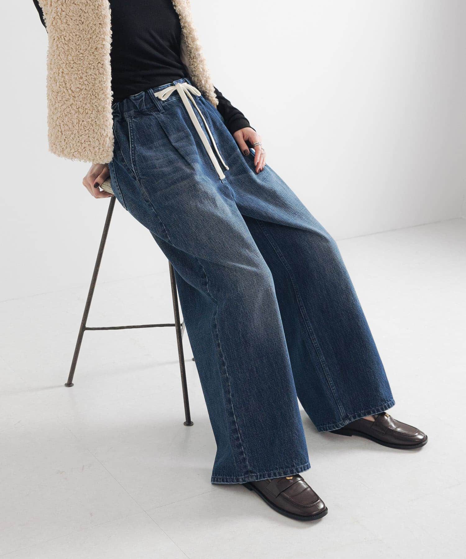 URBAN RESEARCH「デニムイージーワイドパンツ」|デニム|