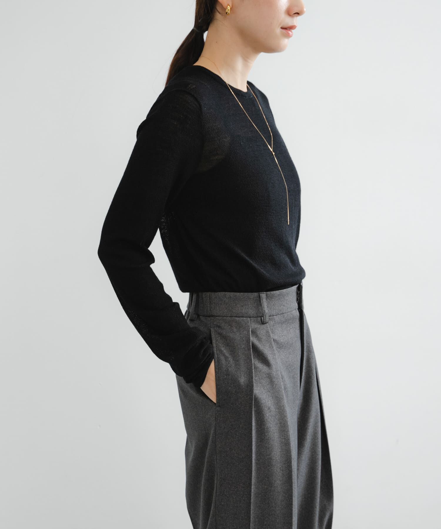 URBAN RESEARCH「new basic　LOA THERMAL CREWKNIT」|ニット・セーター|