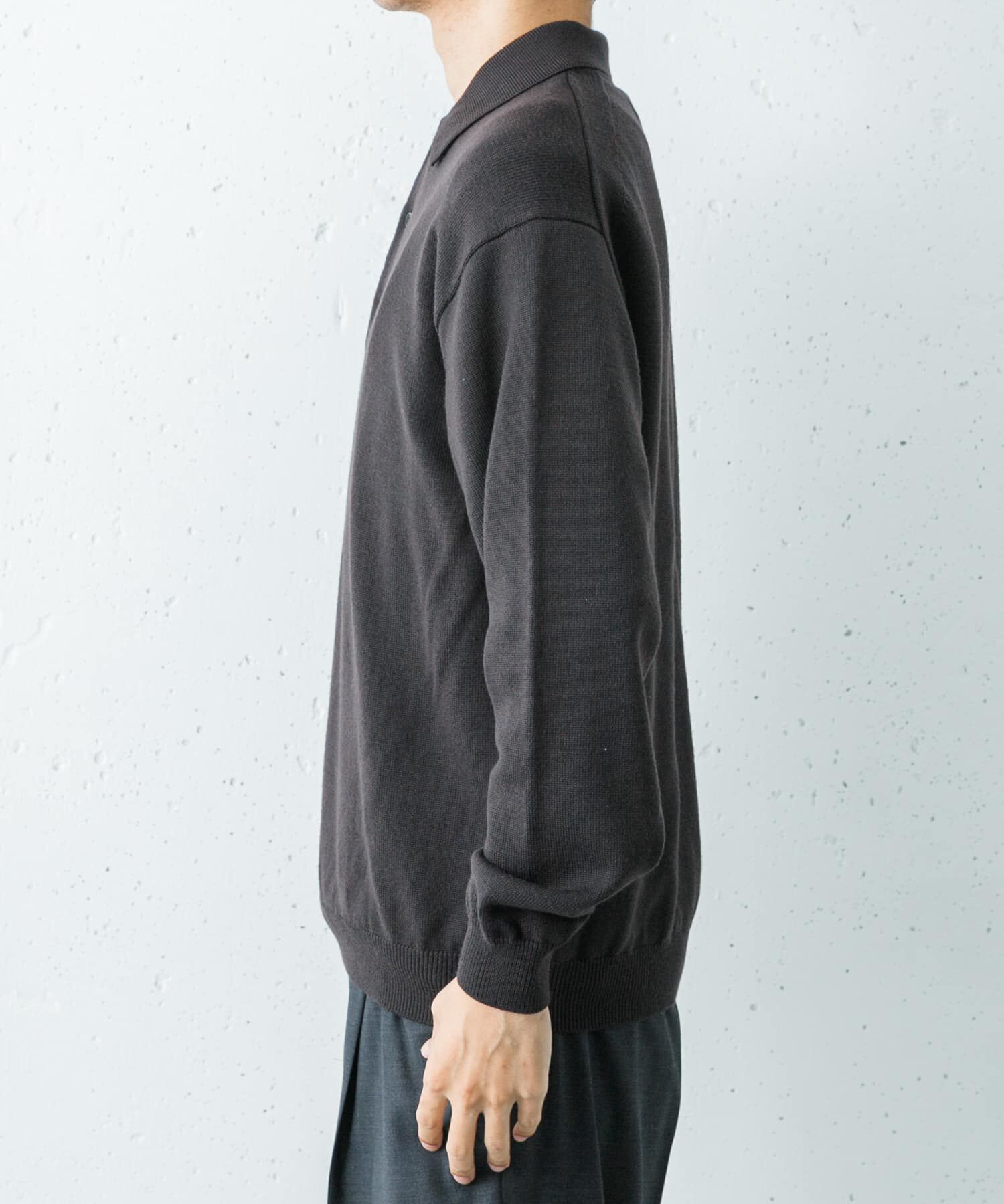 URBAN RESEARCH「CASH FEEL W/MID ニットポロ」|ニット・セーター|