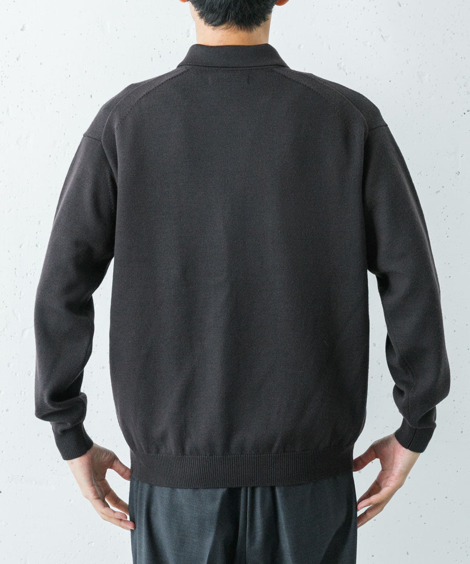 URBAN RESEARCH「CASH FEEL W/MID ニットポロ」|ニット・セーター|