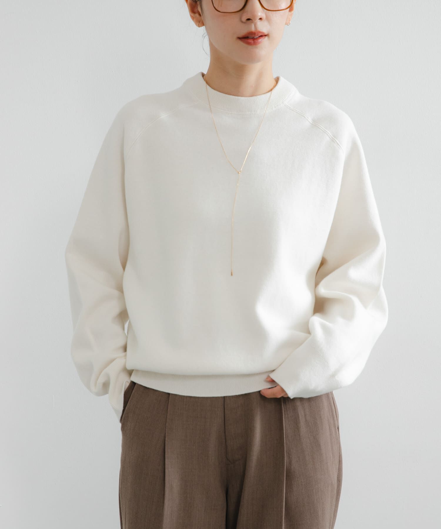 URBAN RESEARCH「コットンカシミヤスウェットニット」|ニット・セーター|