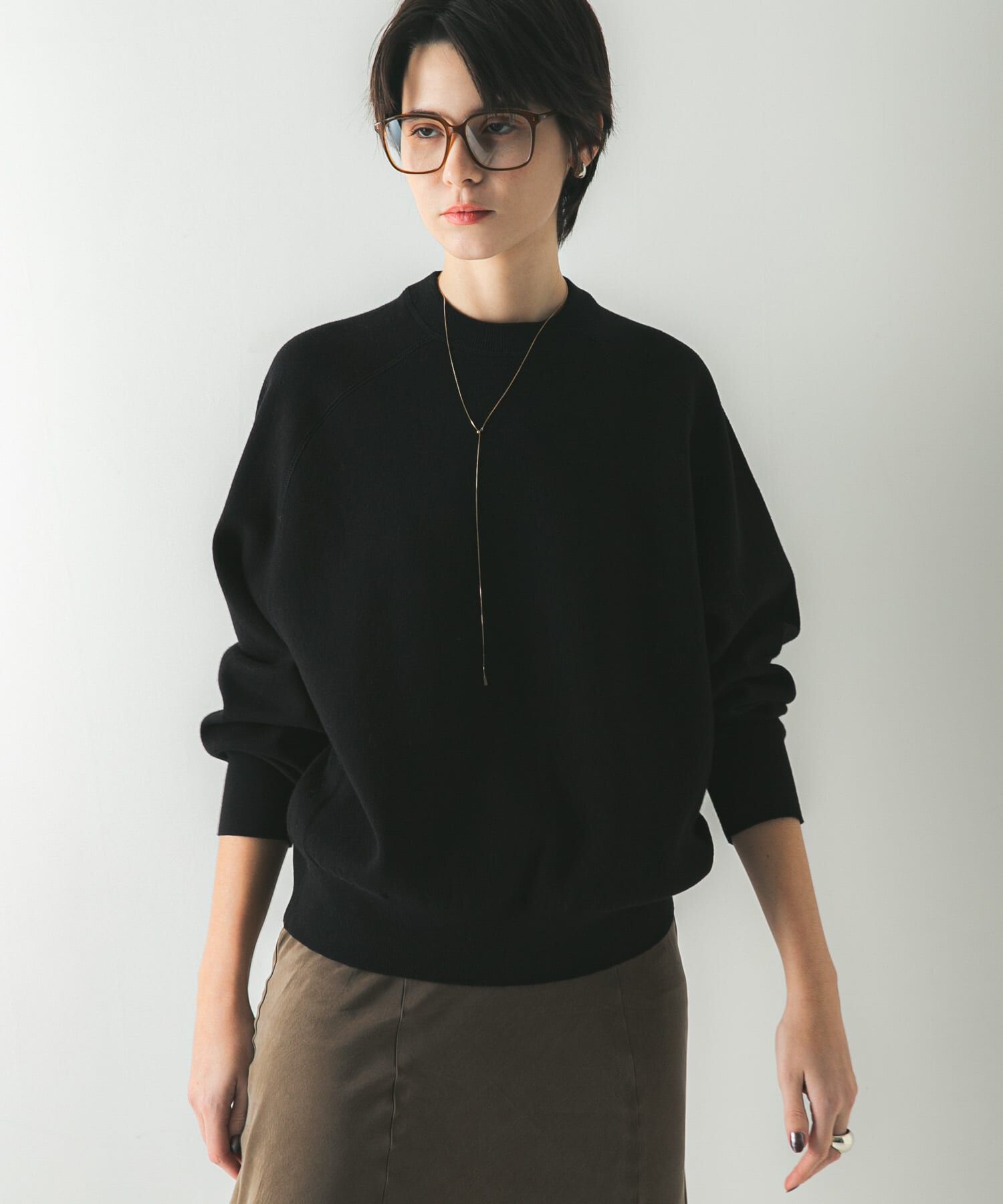 URBAN RESEARCH「コットンカシミヤスウェットニット」|ニット・セーター|