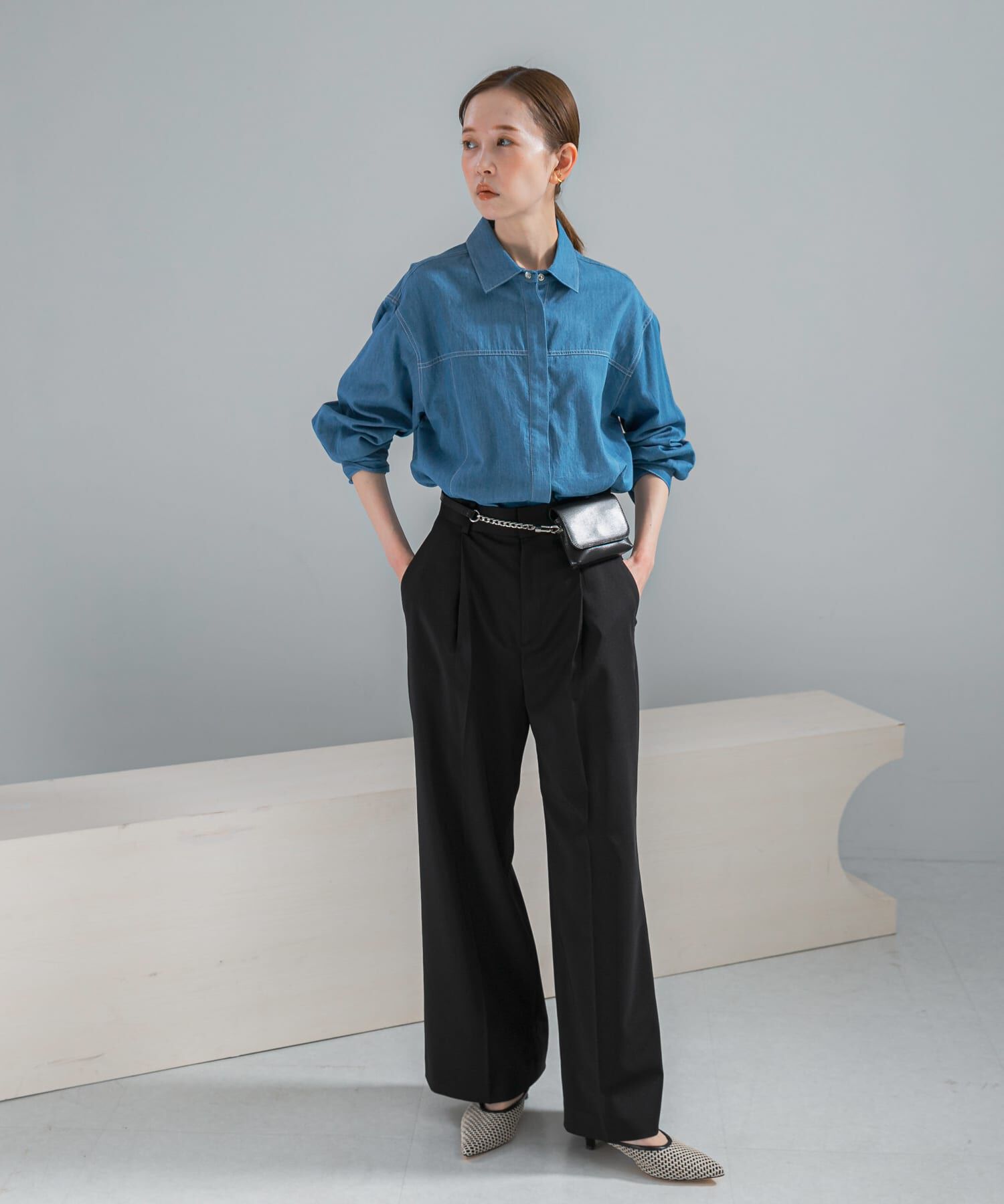 URBAN RESEARCH ROSSO「防シワハイウエストワイドスラックス」|その他|