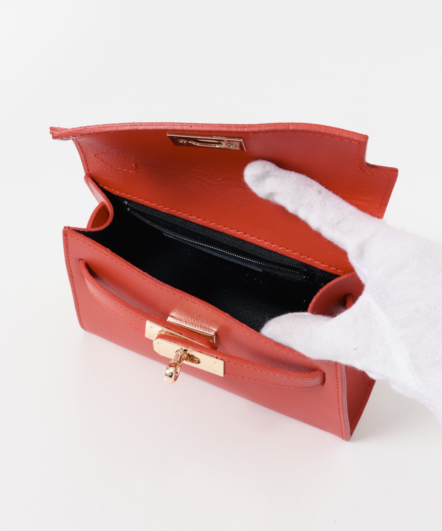 URBAN RESEARCH ROSSO「AULENTTI　クラスプ トップハンドル バッグ」|ハンドバッグ|