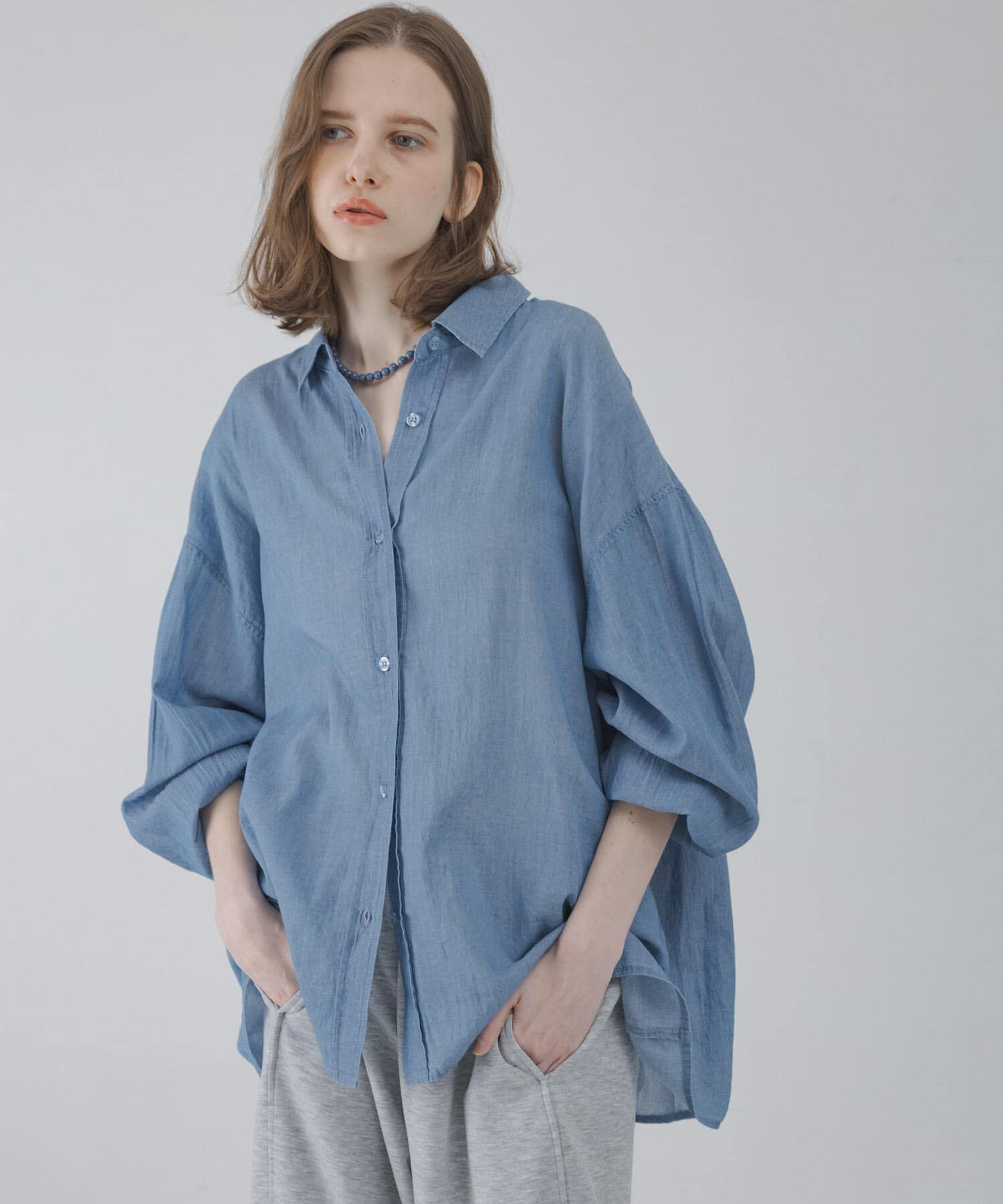 Sonny Label 「シアーデニムシャツ」|シャツ・ブラウス|