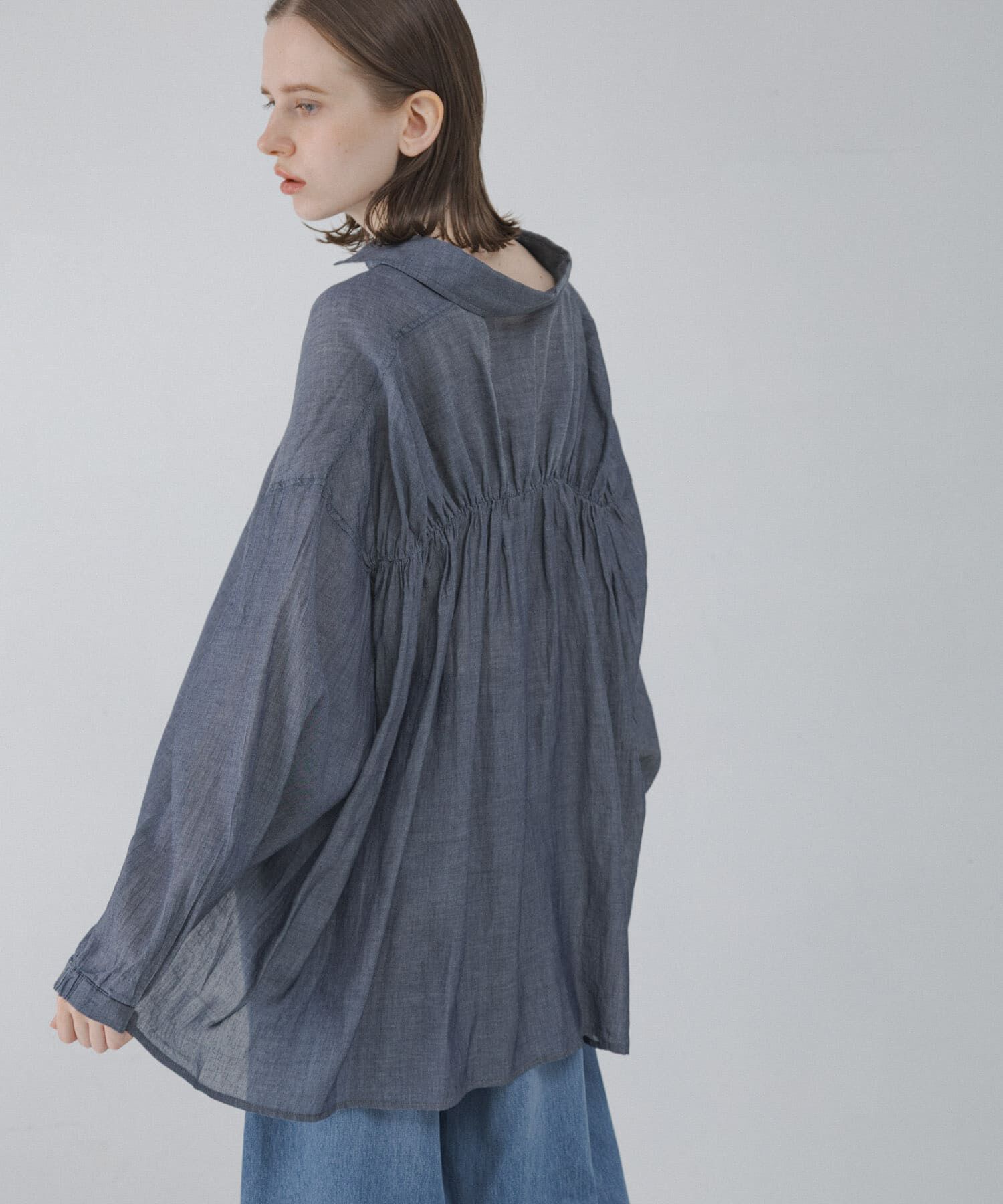 Sonny Label 「シアーデニムシャツ」|シャツ・ブラウス|ワンウォッシュ