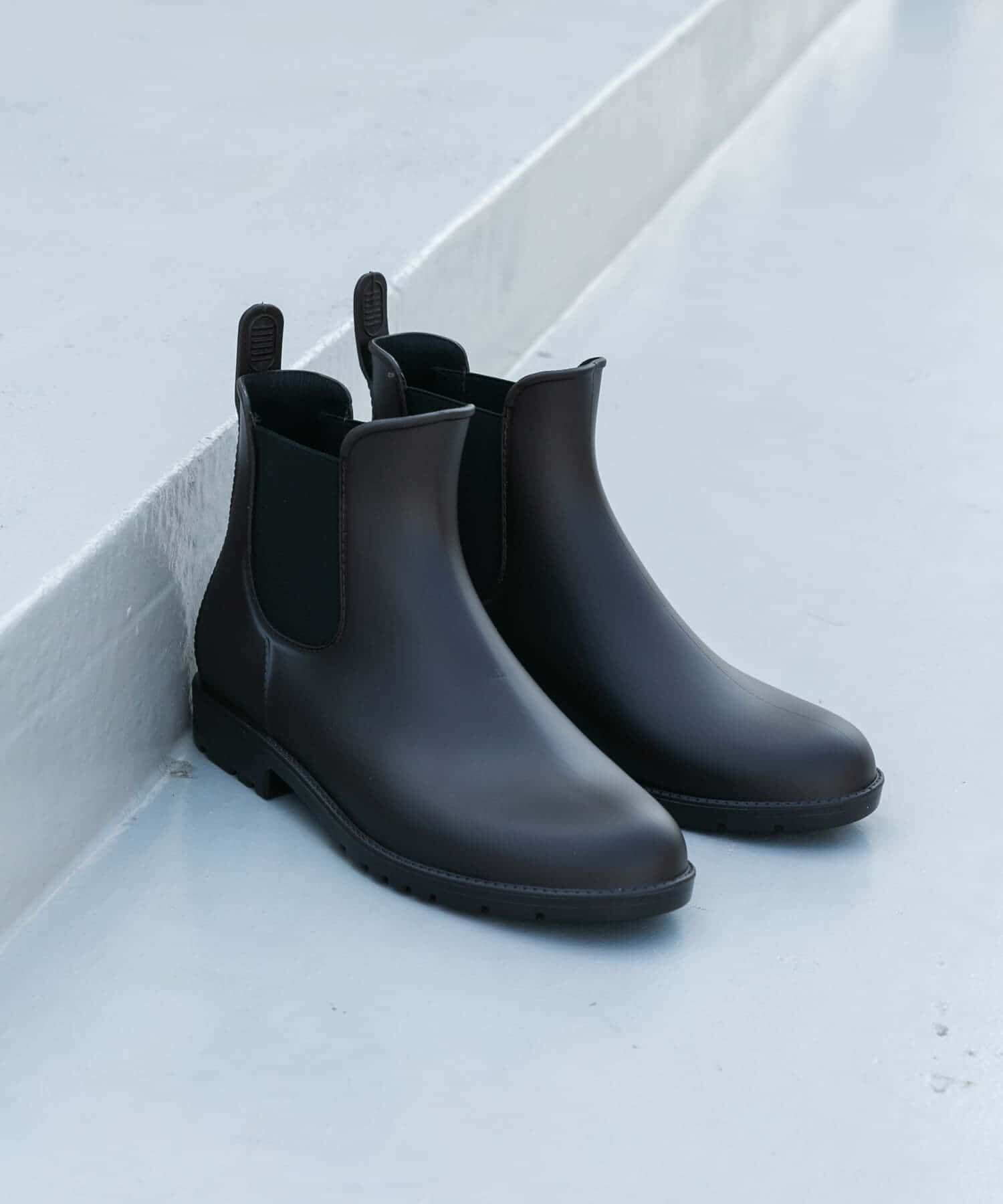 SMELLY「『WEB限定』Wpc.　サイドゴアレインブーツ」|レインシューズ|ブラウン