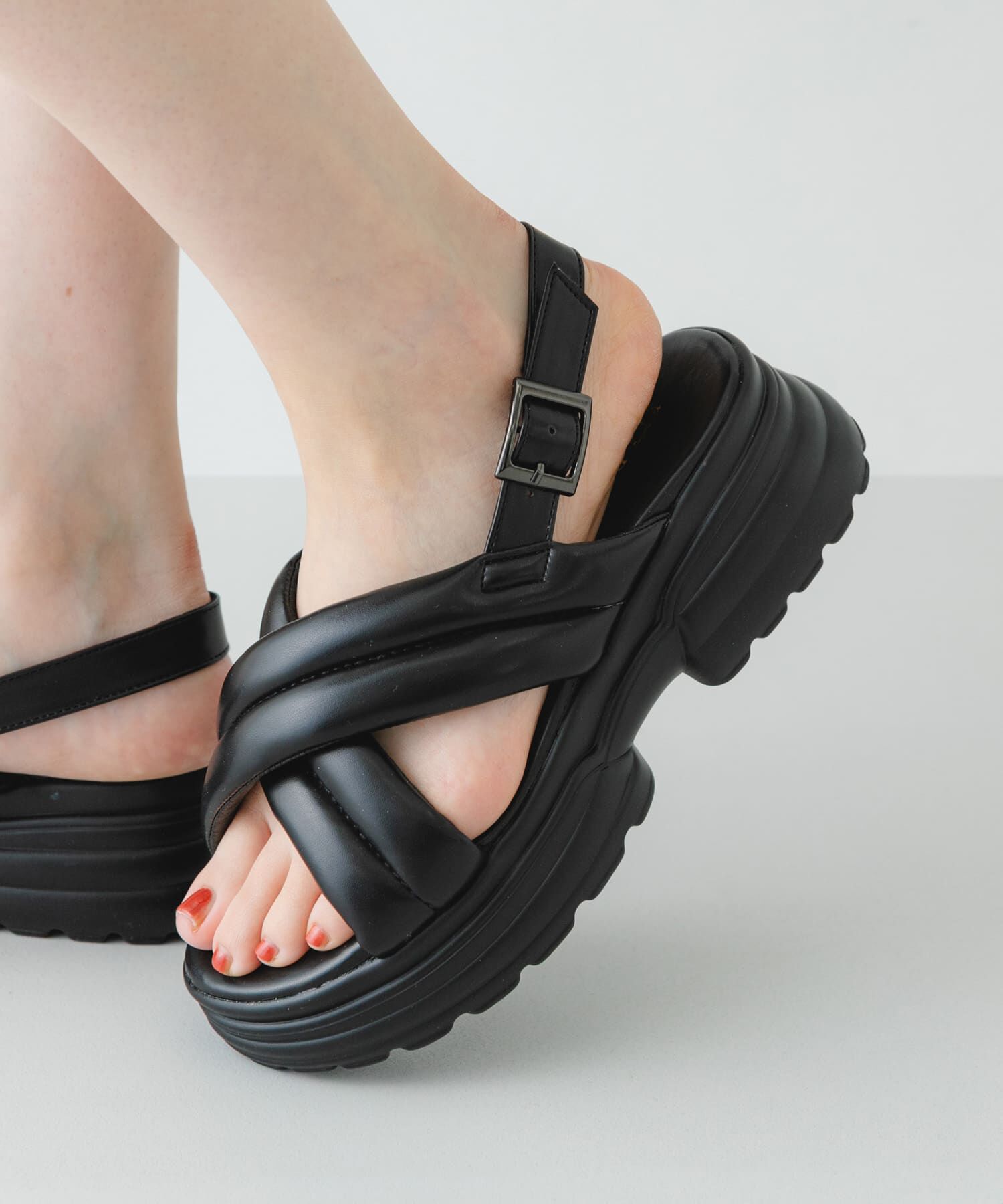 RODE SKO「パテッドボリュームソールサンダル」|サンダル|