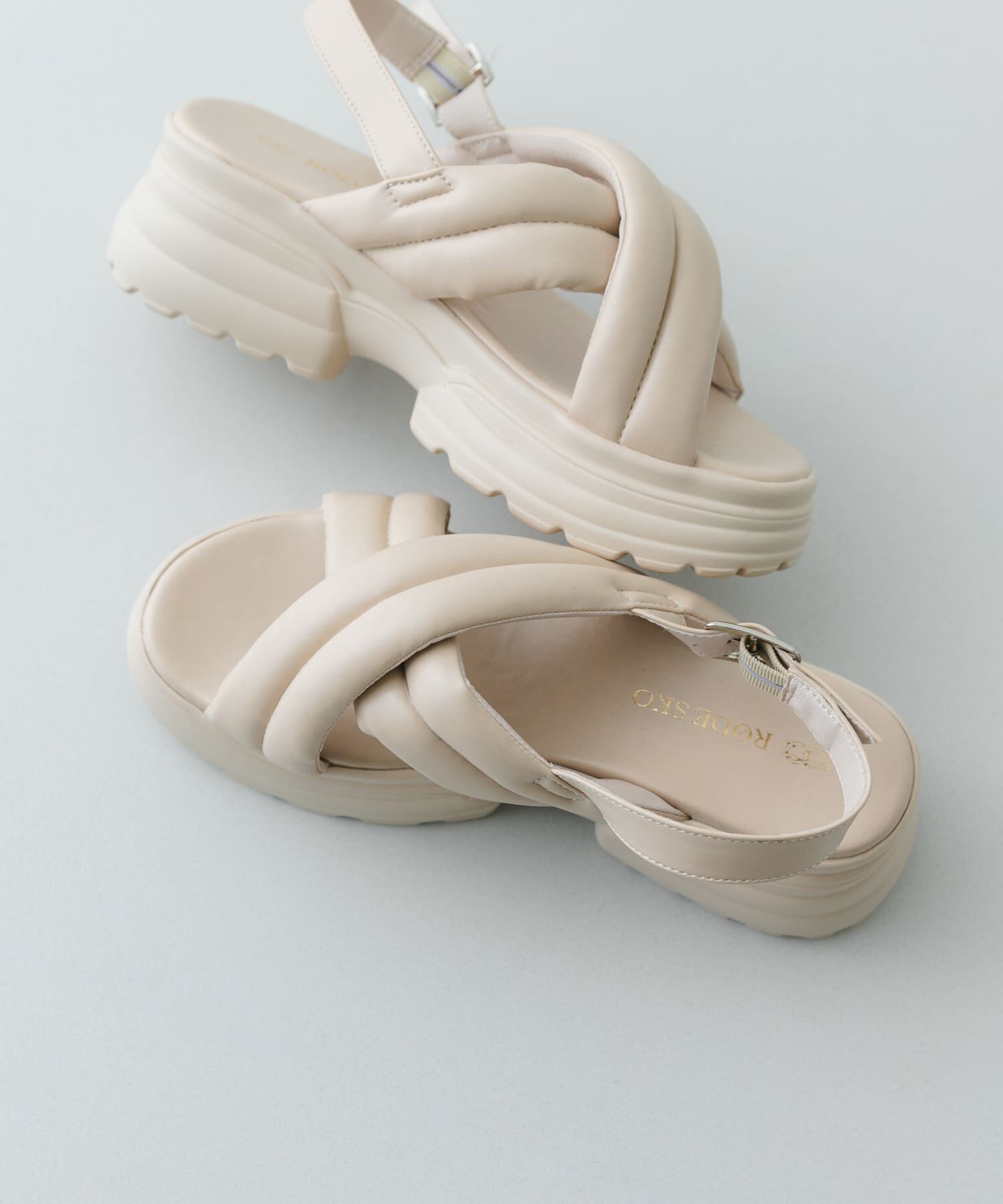 RODE SKO「パテッドボリュームソールサンダル」|サンダル|