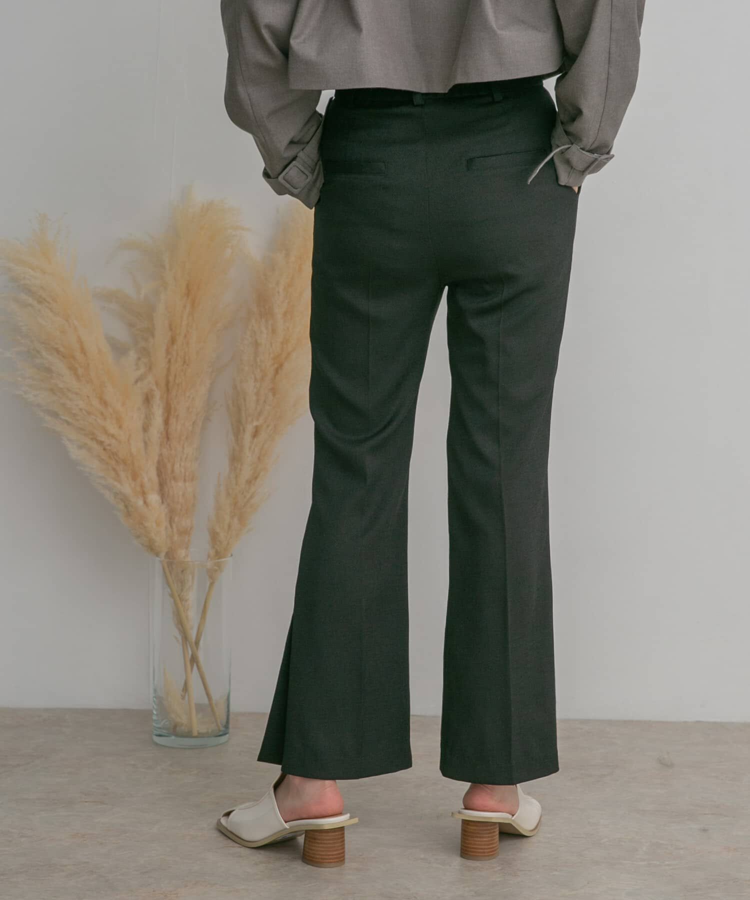  「サイドスリットフレアパンツ」|その他|