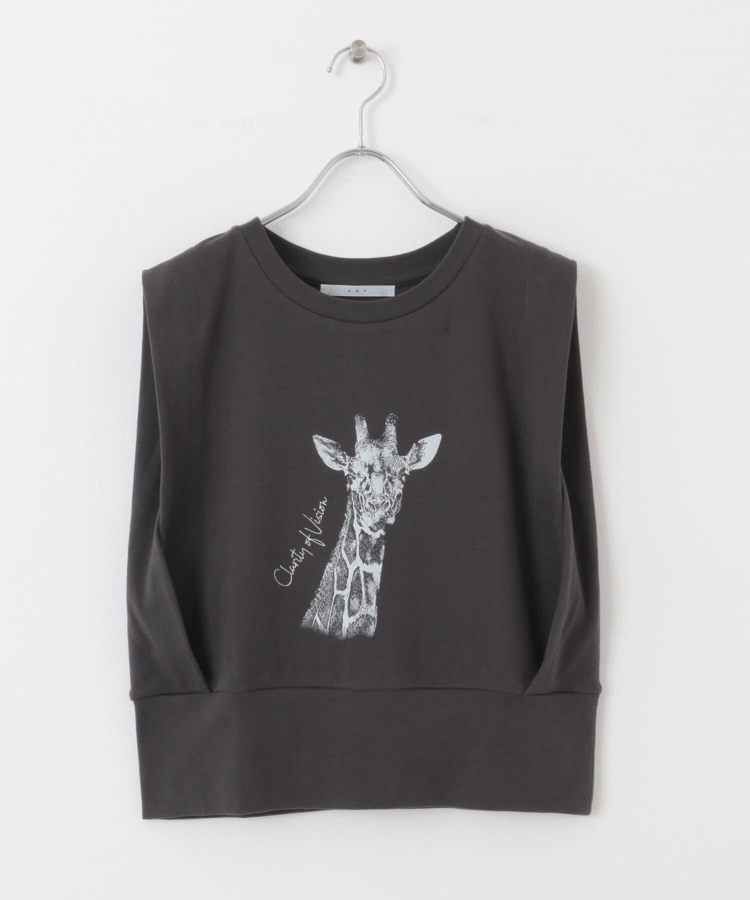  「ノースリーブプリントカットソー」|Tシャツ・カットソー|