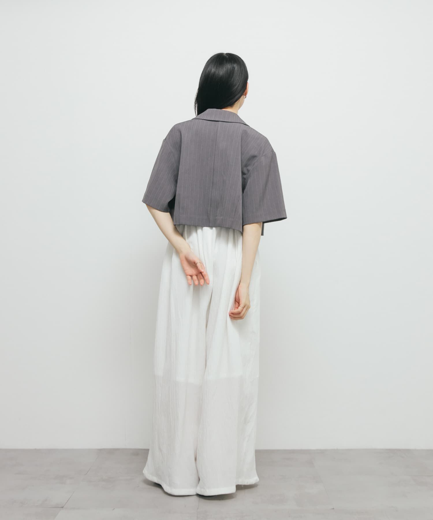  「ストライプショートジャケット」|その他|