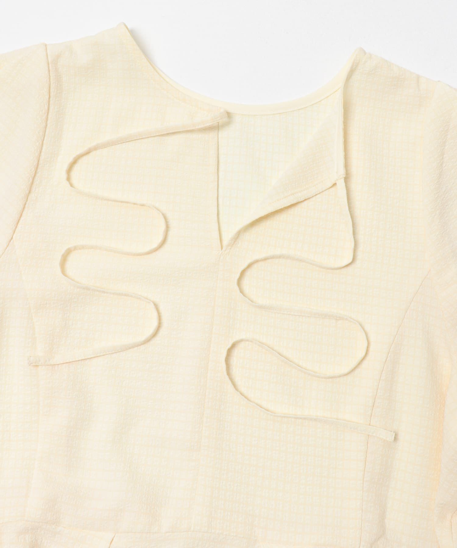  「ボリュームスリーブペプラムトップス」|シャツ・ブラウス|