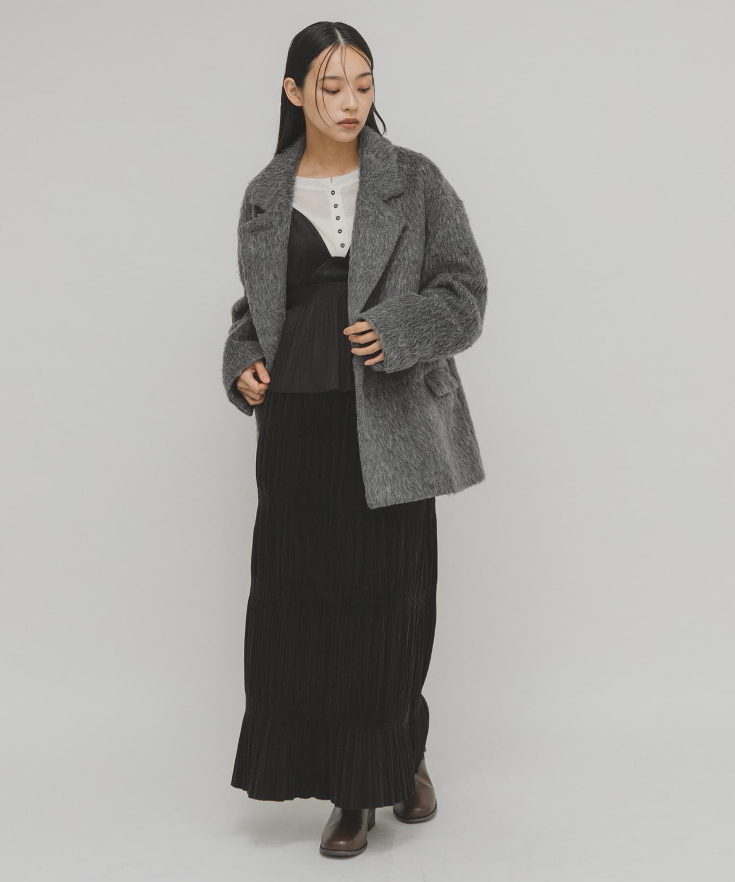  「マジョリカプリーツセパレートワンピース」|ワンピース|