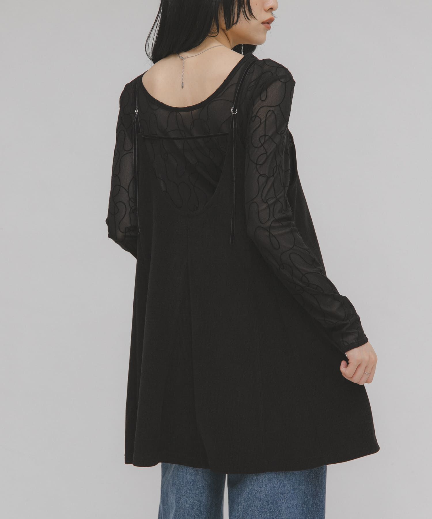  「モールリブミニキャミワンピース」|ワンピース|