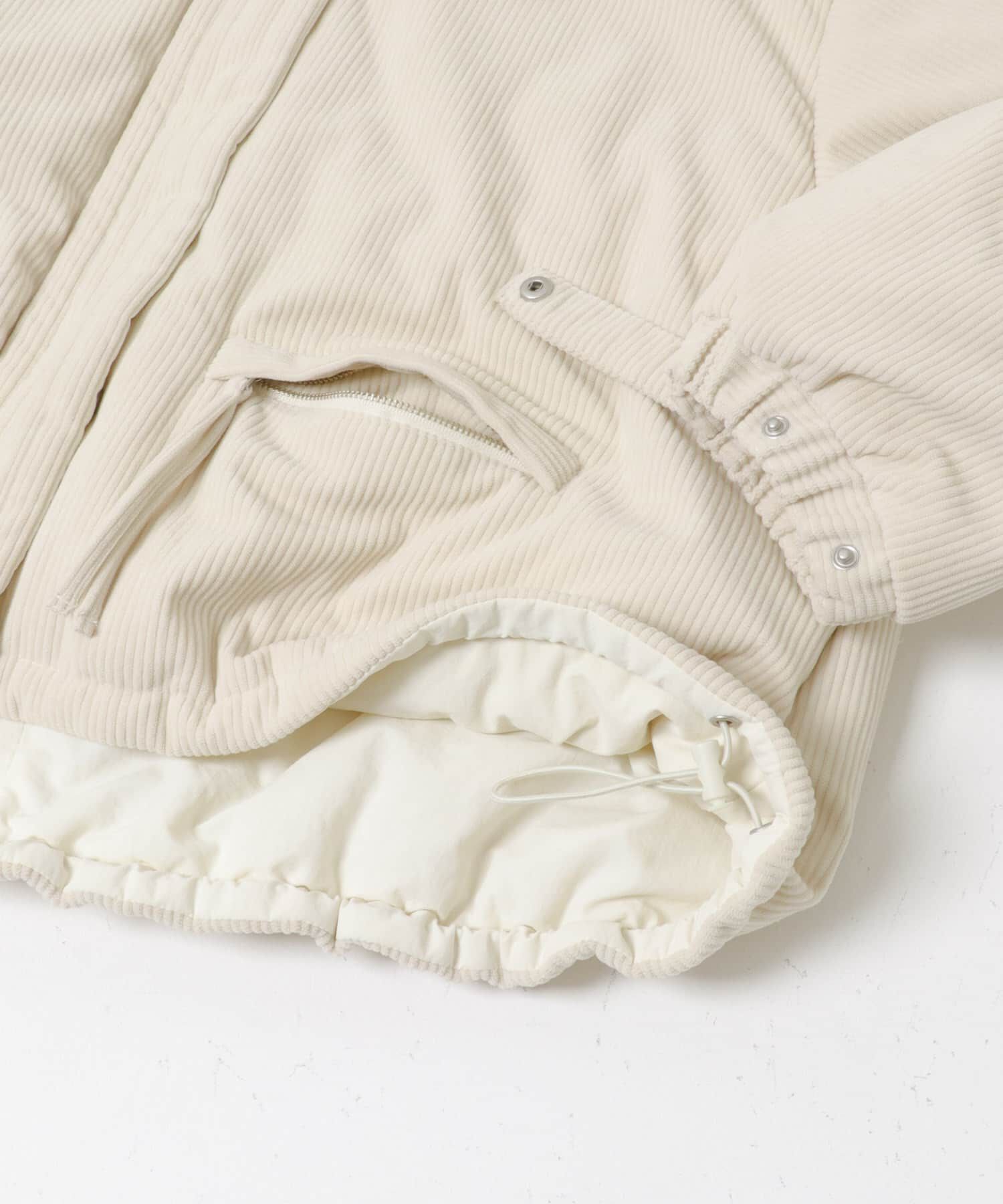  「リバーシブルパデッドジャケット」|ノーカラーコート|