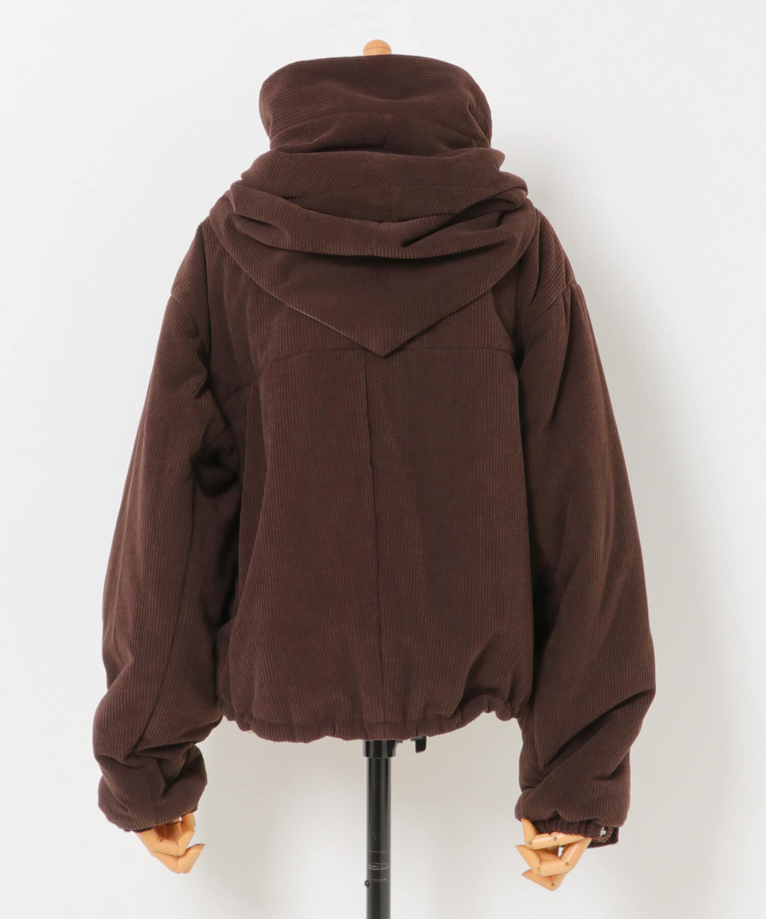  「リバーシブルパデッドジャケット」|ノーカラーコート|