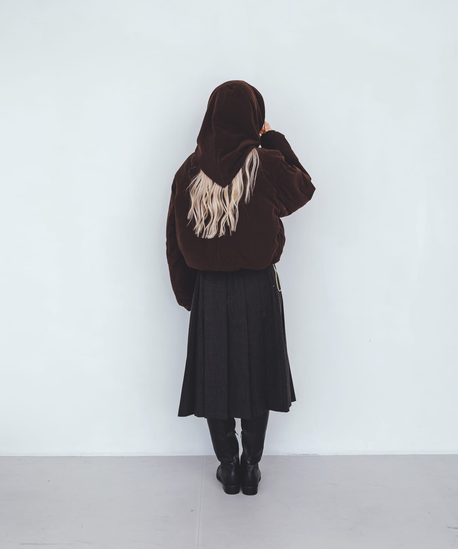  「リバーシブルパデッドジャケット」|ノーカラーコート|