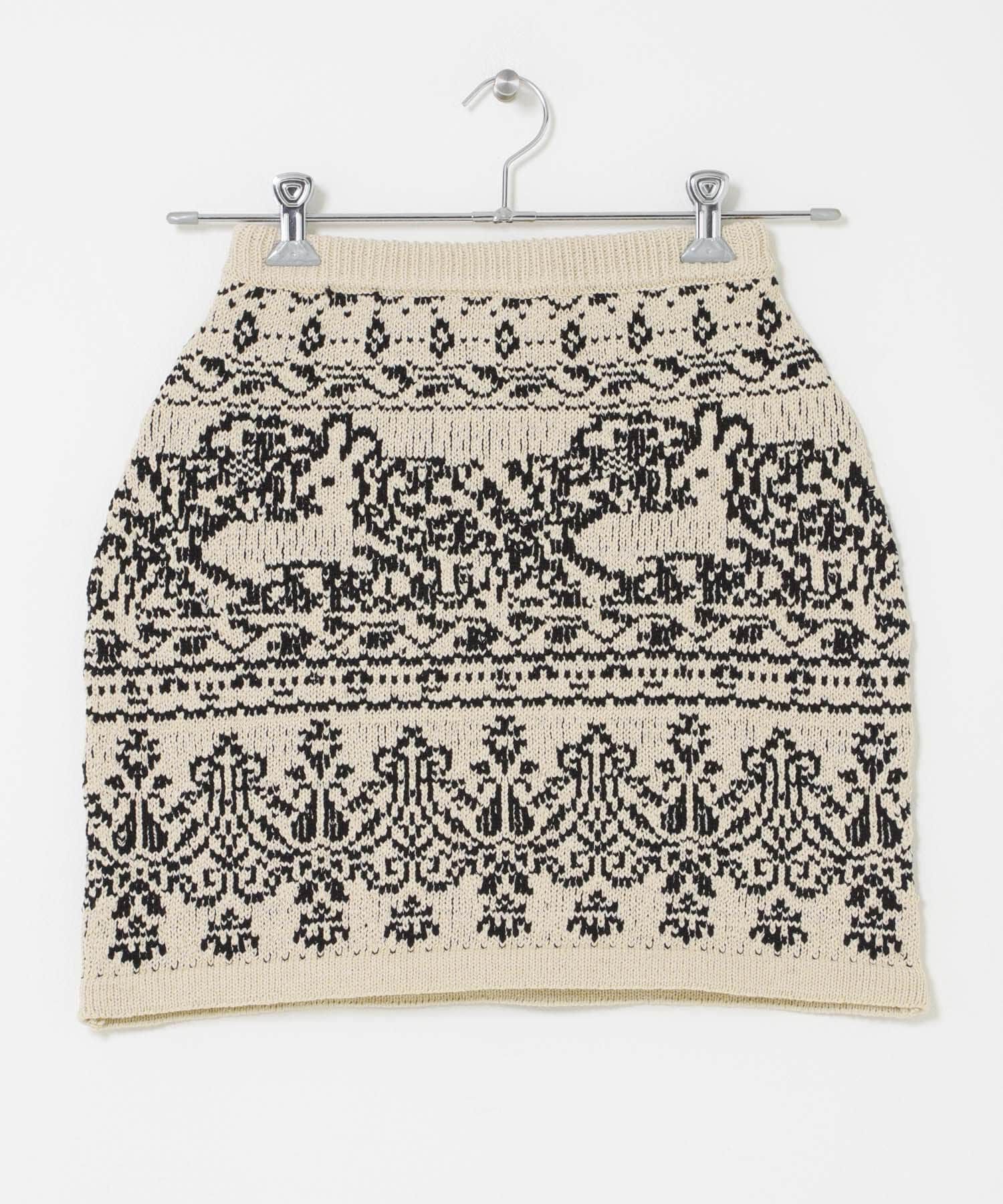  「ジャガードニットスカート」|スカート|