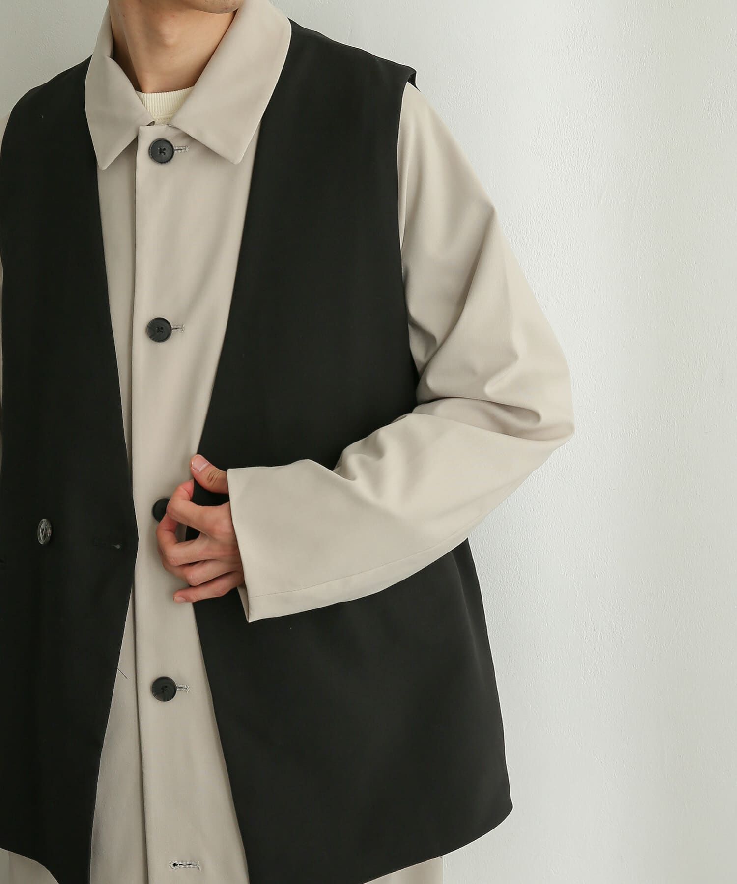 SENSE OF PLACE by URBAN RESEARCH「ダブルテーラードベスト」|ベスト・ジレ|