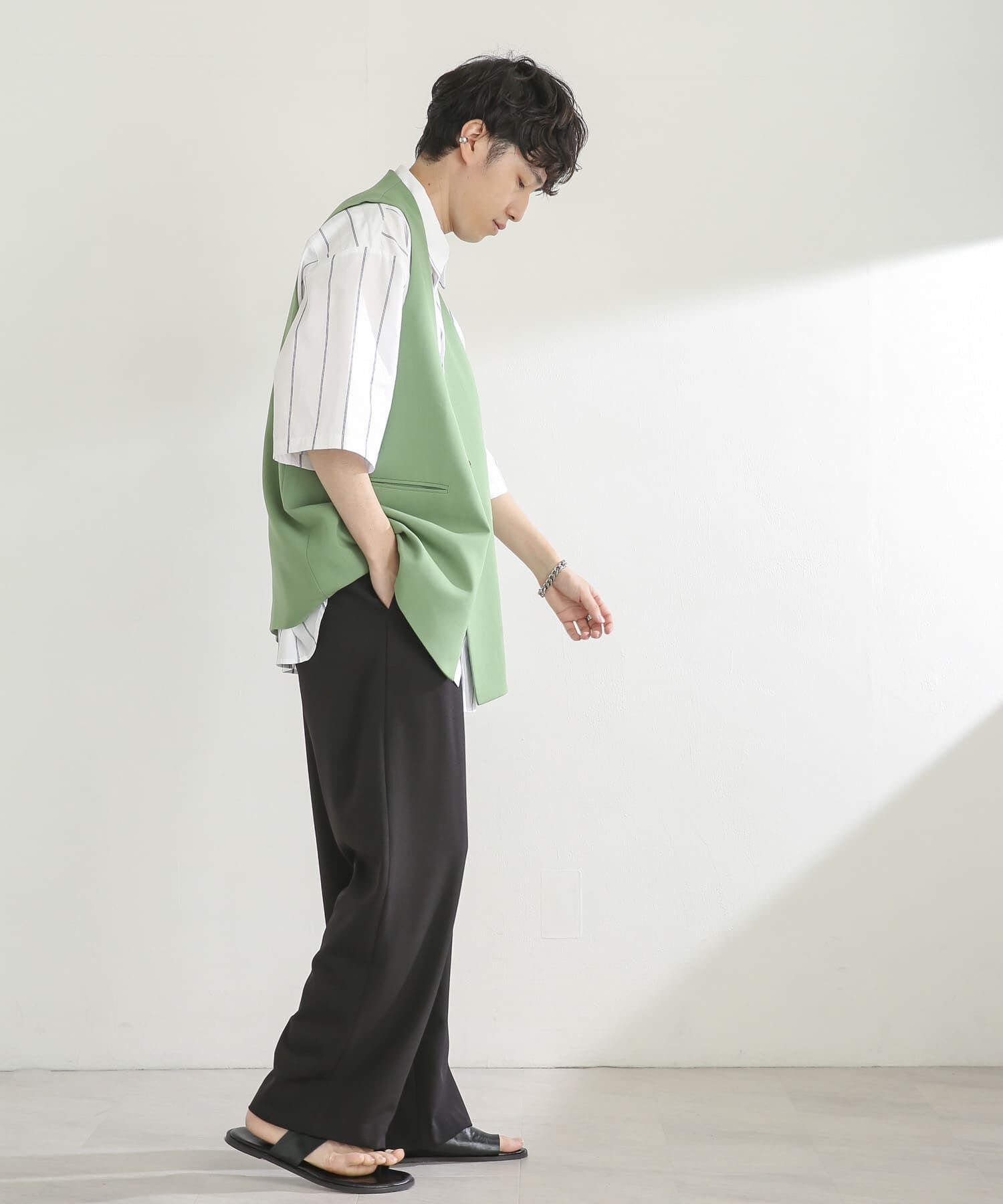 SENSE OF PLACE by URBAN RESEARCH「ダブルテーラードベスト」|ベスト・ジレ|