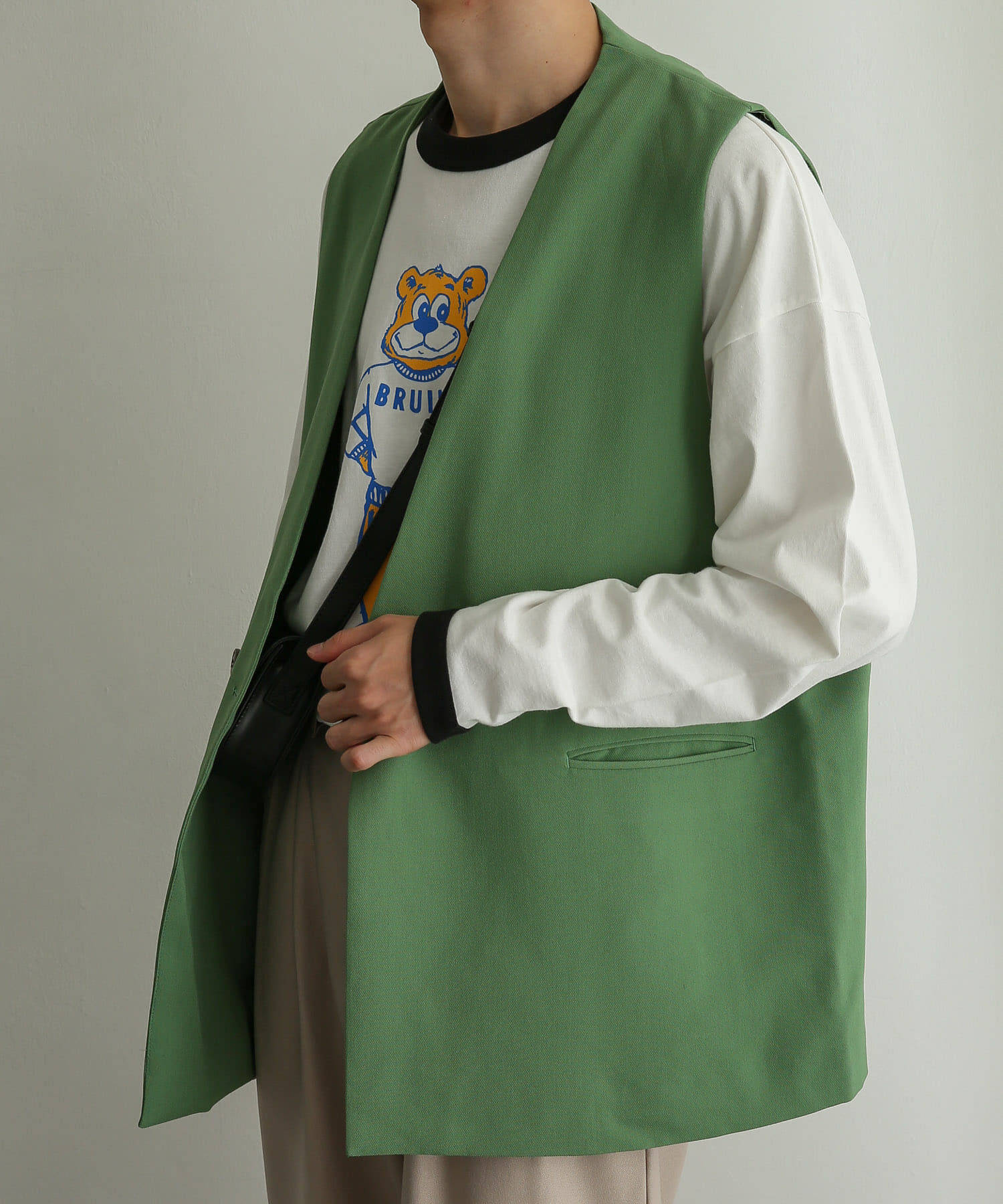 SENSE OF PLACE by URBAN RESEARCH「ダブルテーラードベスト」|ベスト・ジレ|