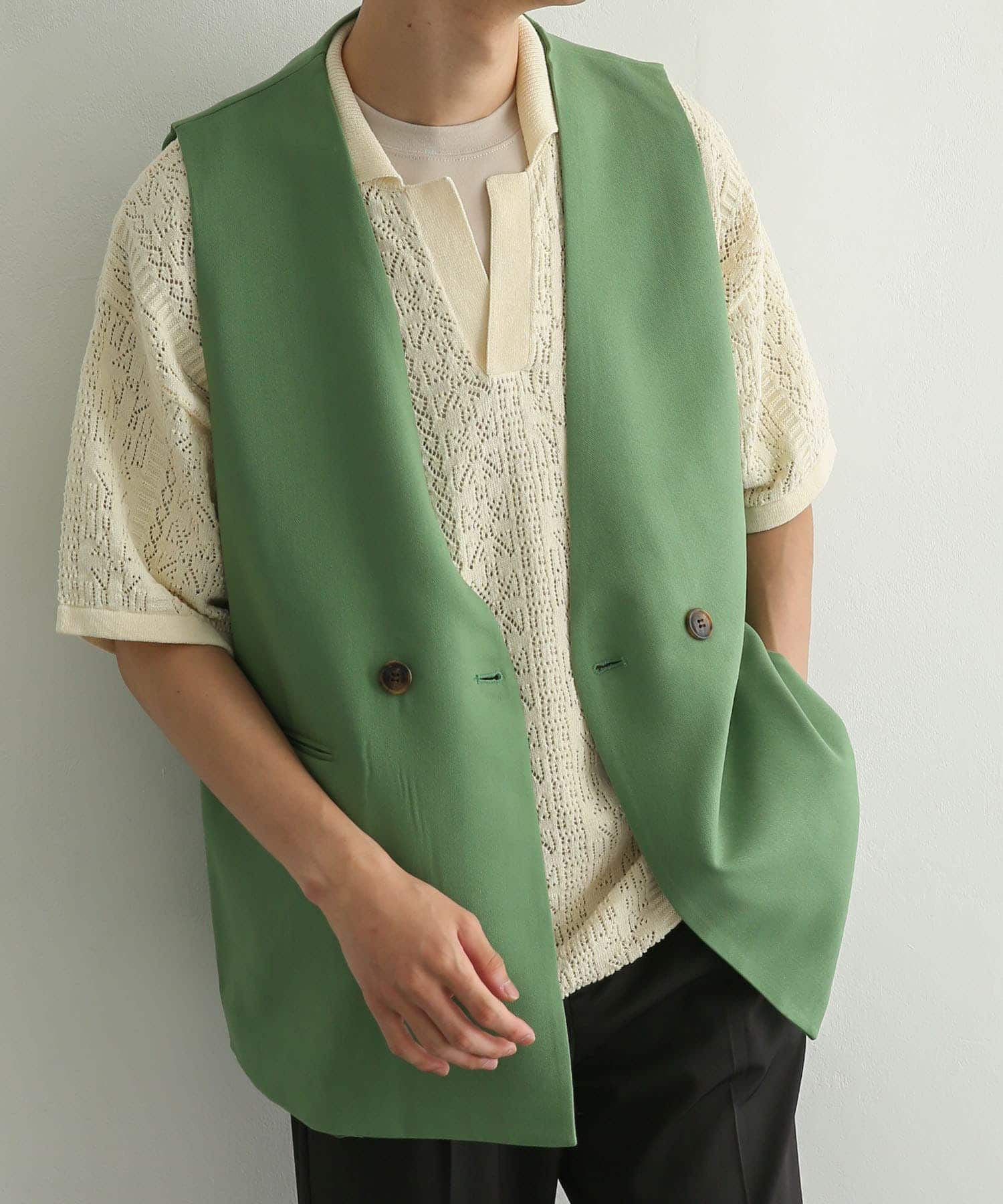 SENSE OF PLACE by URBAN RESEARCH「ダブルテーラードベスト」|ベスト・ジレ|