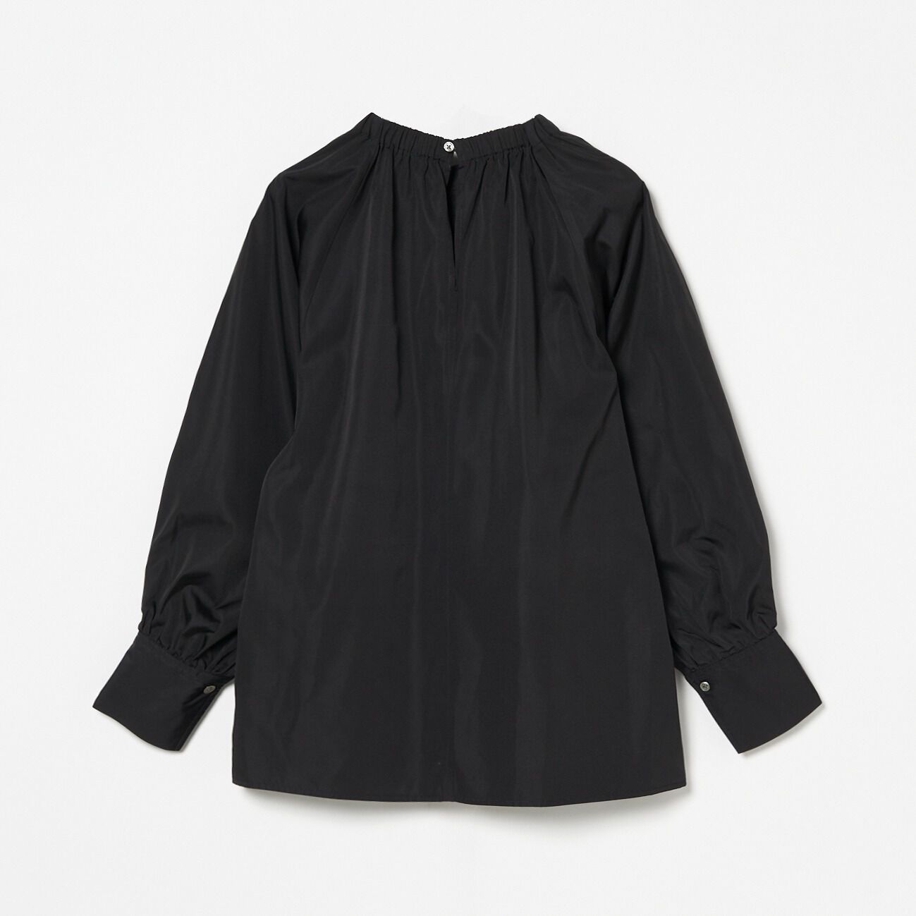 HELIOPOLE「HELIOPOLE CHANBRAY TAFFETA GATHER BLOUSE」|シャツ・ブラウス|