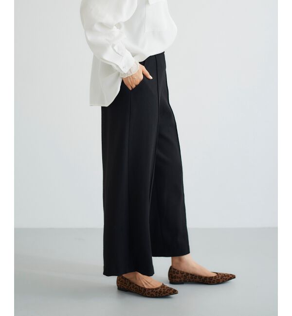 le.coeur blanc「ツイードライクワイドクロップドパンツ」|その他|