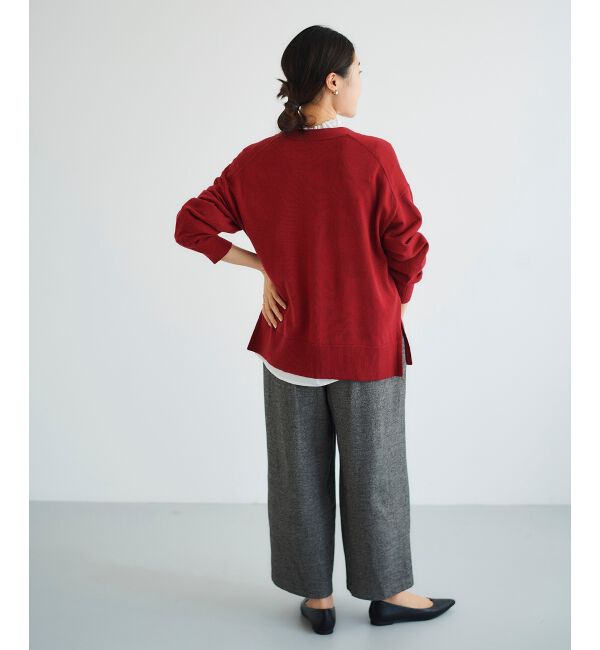 le.coeur blanc「ツイードライクワイドクロップドパンツ」|その他|