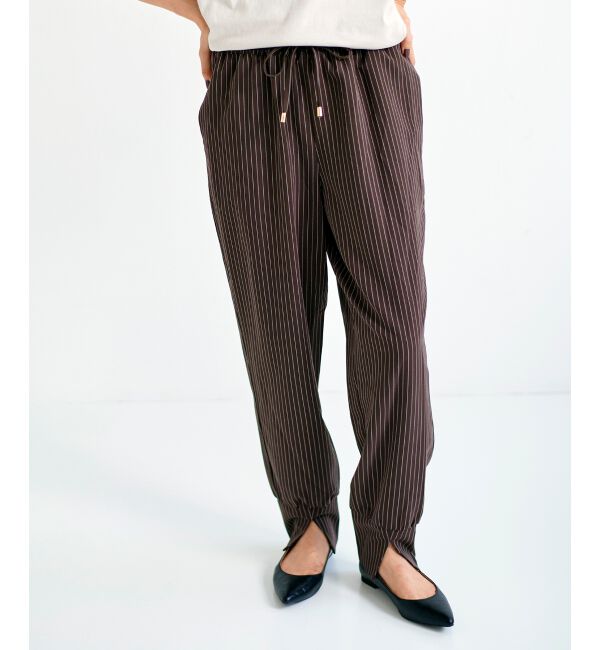 le.coeur blanc「ダブルストライプジョガーパンツ」|その他|