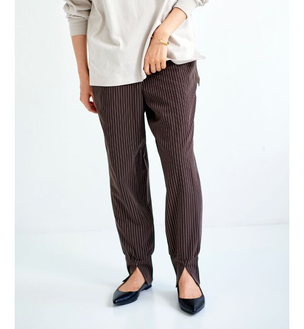 le.coeur blanc「ダブルストライプジョガーパンツ」|その他|