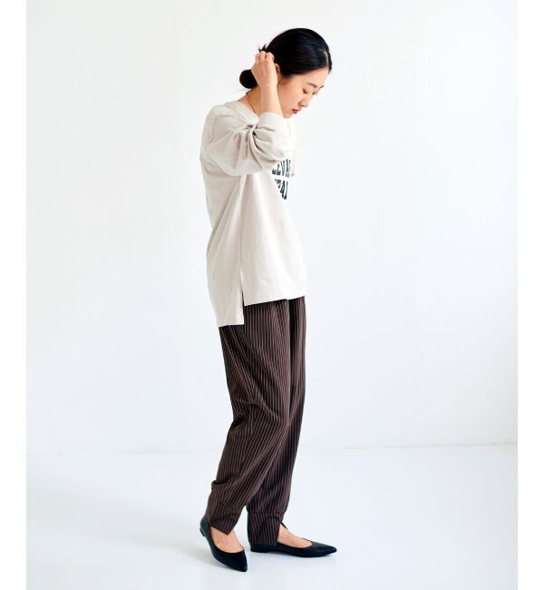 le.coeur blanc「ダブルストライプジョガーパンツ」|その他|
