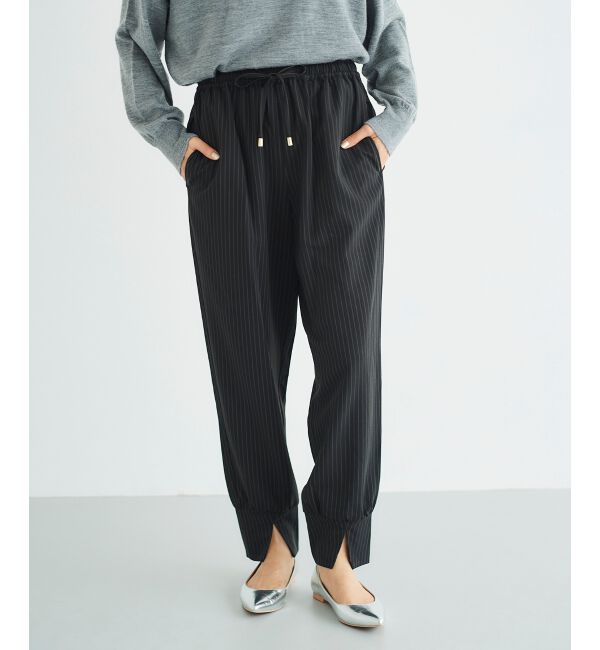 le.coeur blanc「ダブルストライプジョガーパンツ」|その他|