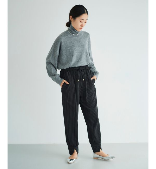 le.coeur blanc「ダブルストライプジョガーパンツ」|その他|